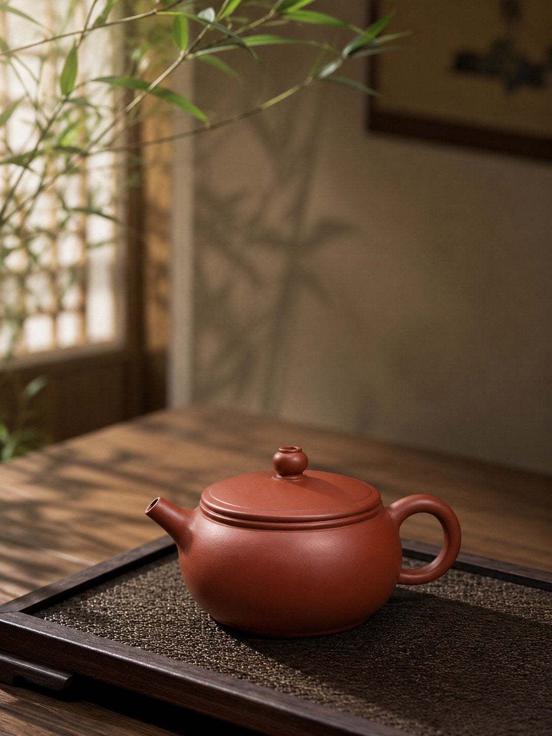 Product view 4 of 150ml Shi Gu zisha teapot in Dahongpao Clay, No. 095