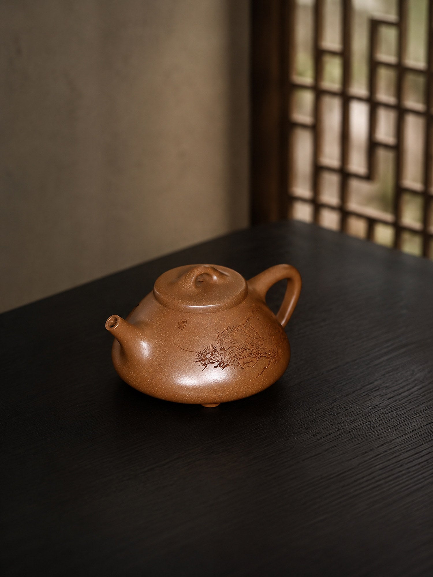 Product view 1 of 150ml Shipiao zisha teapot in Aged Duanni Clay, No. 413
