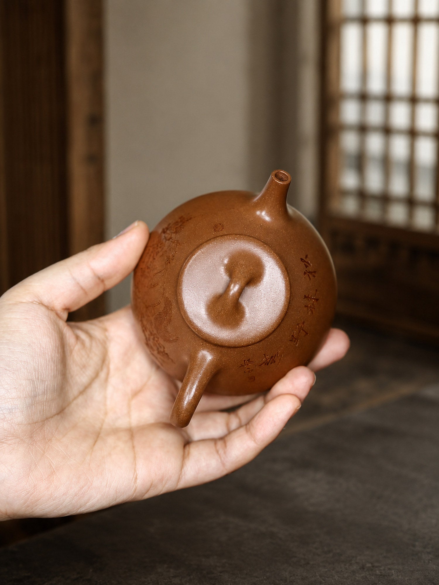 Product view 2 of 150ml Shipiao zisha teapot in Aged Duanni Clay, No. 413