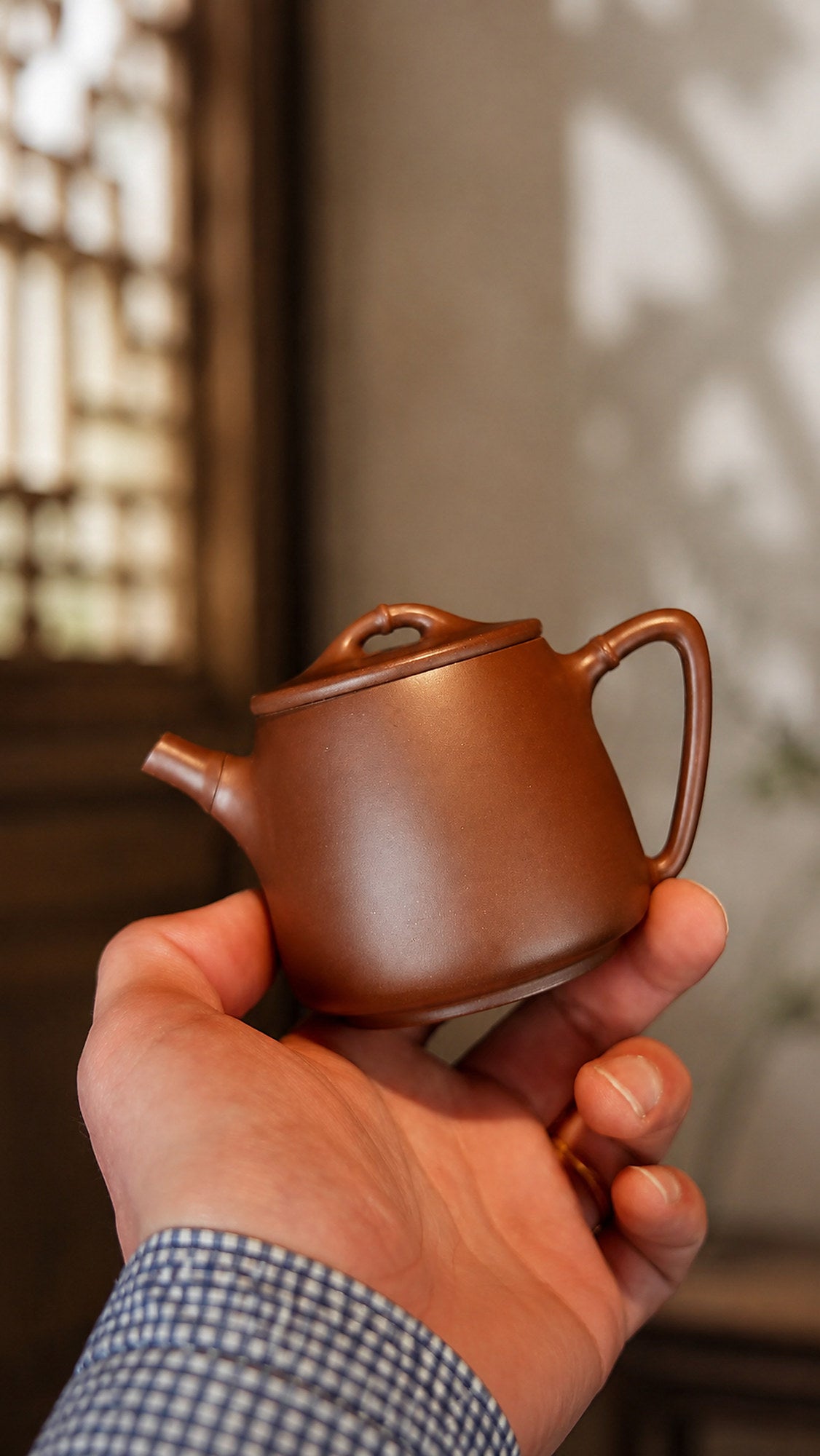 Product view 9 of 120ml Shipiao zisha teapot in Aged Zini Clay, No. 396