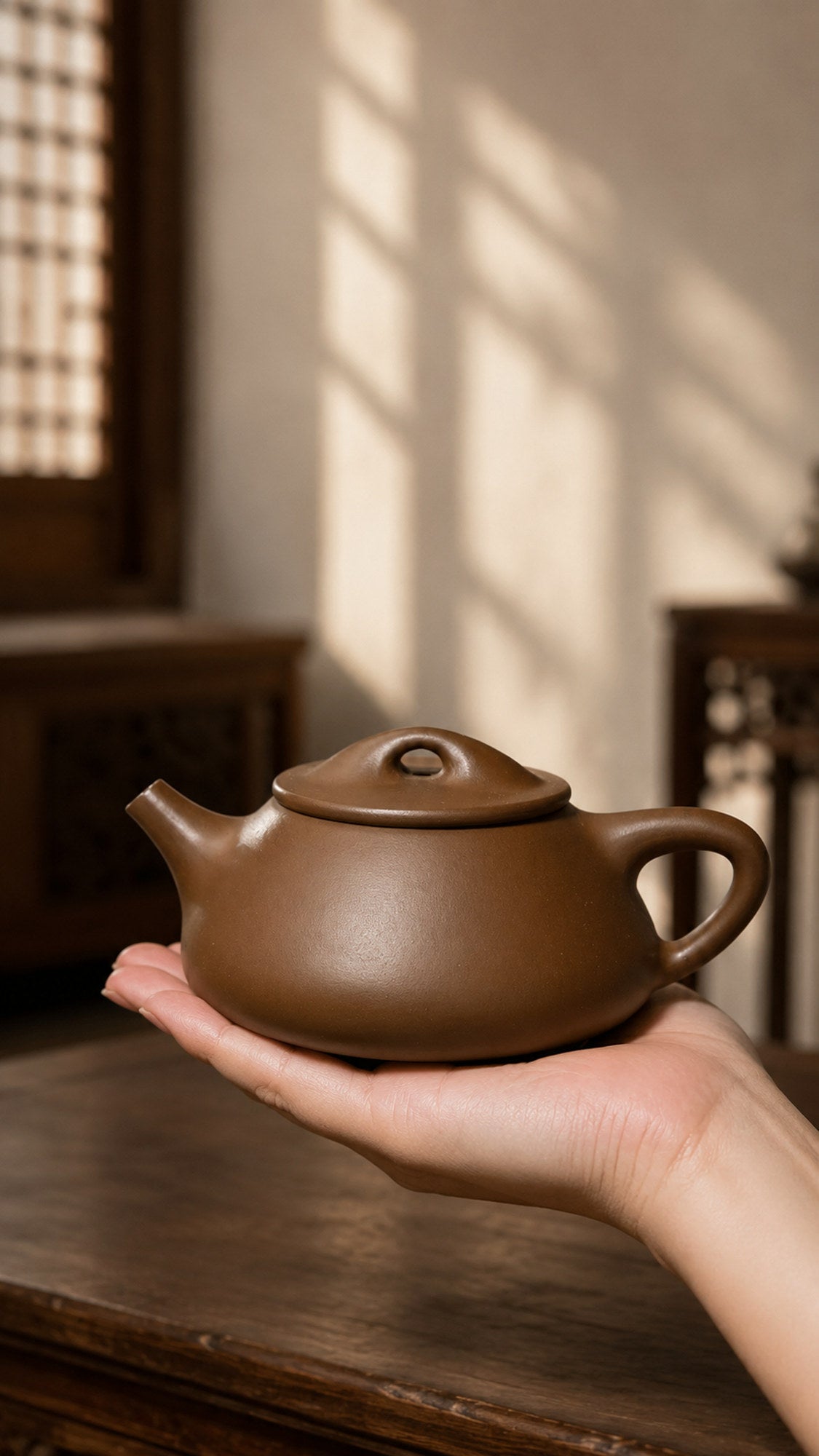 Product view 2 of 200ml Shipiao zisha teapot in Chijin Zini Clay, No. 163