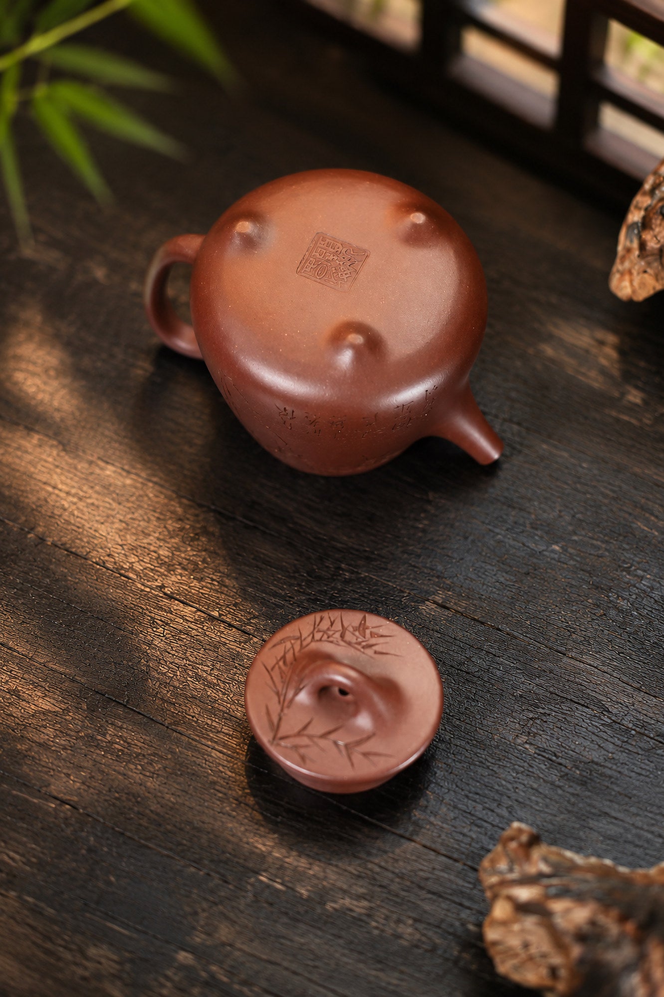 Product view 2 of 140ml Shipiao zisha teapot in Dicaoqing Zini Clay, No. 450