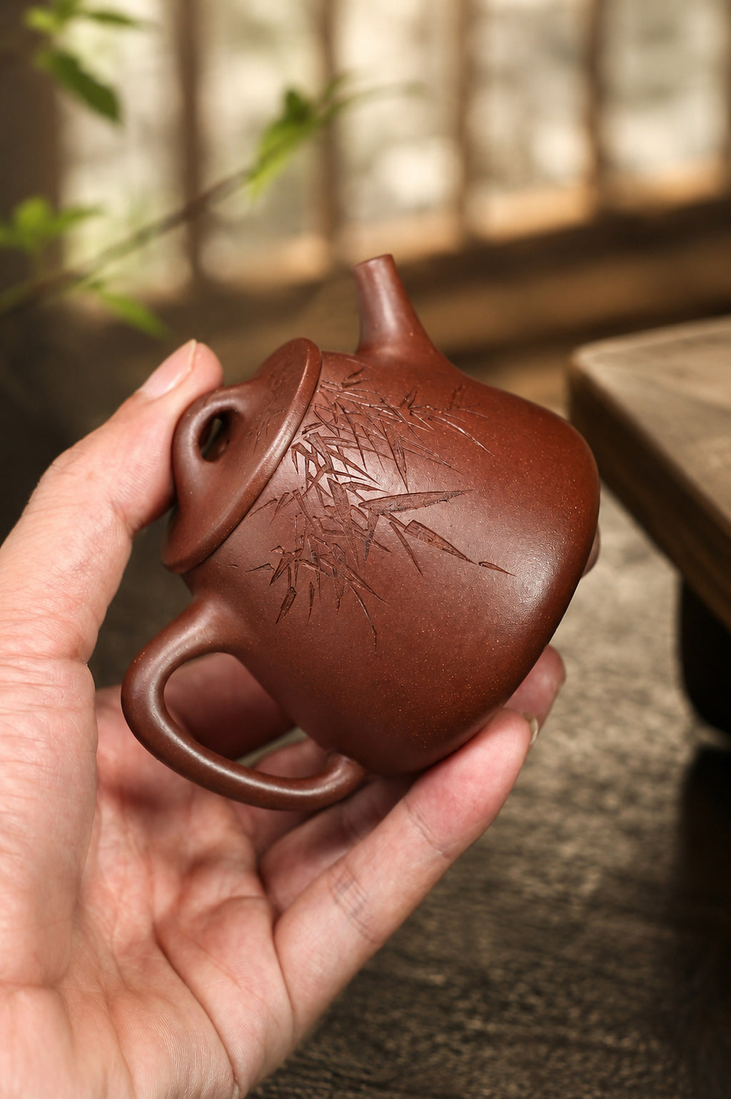 Product view 3 of 140ml Shipiao zisha teapot in Dicaoqing Zini Clay, No. 450