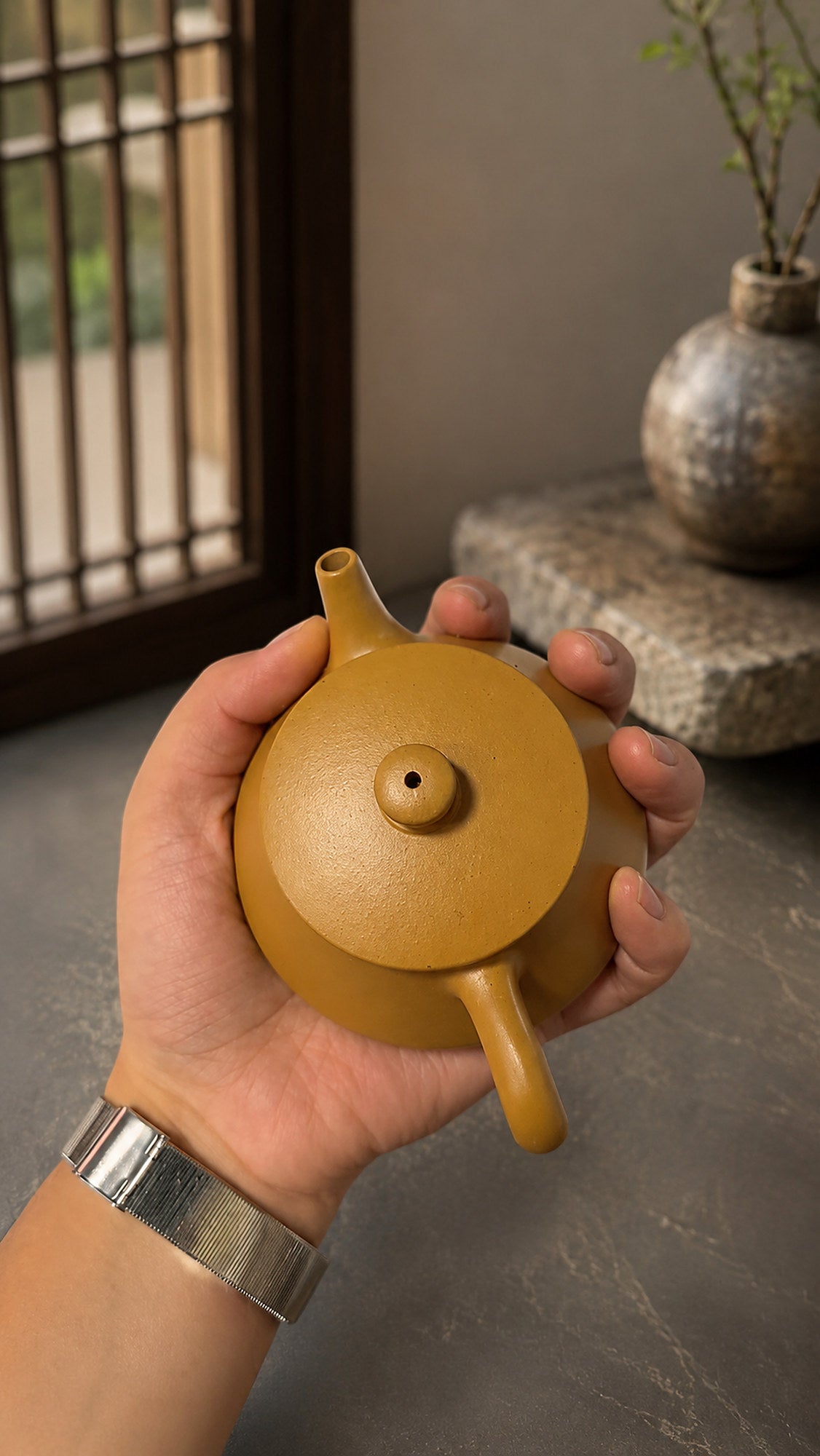 Product view 2 of 140ml Shipiao zisha teapot in Golden Duanni Clay, No. 022