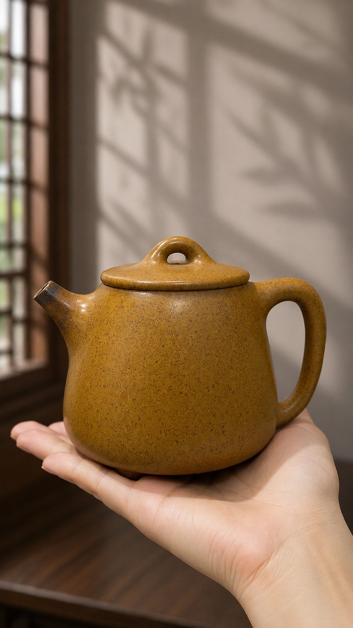 Product view 1 of 200ml Shipiao zisha teapot in Golden Duanni Clay, No. 181