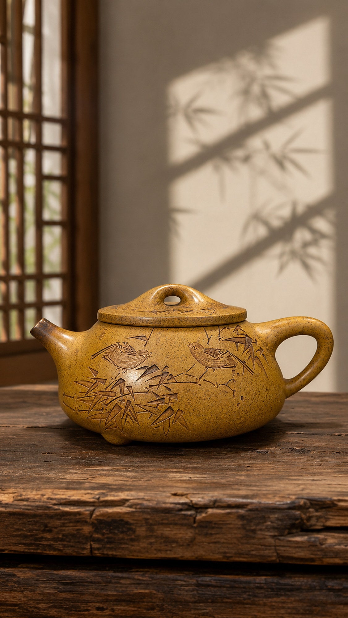 Product view 1 of 320ml Shipiao zisha teapot in Golden Duanni Clay, No. 183