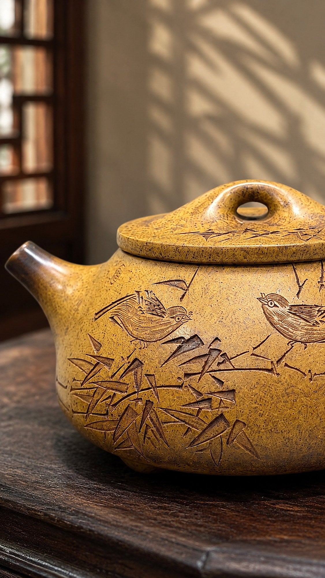 Product view 2 of 320ml Shipiao zisha teapot in Golden Duanni Clay, No. 183