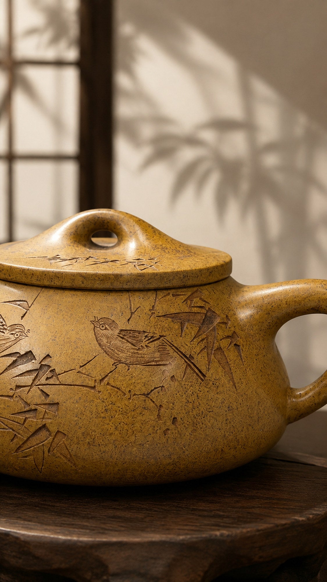 Product view 5 of 320ml Shipiao zisha teapot in Golden Duanni Clay, No. 183