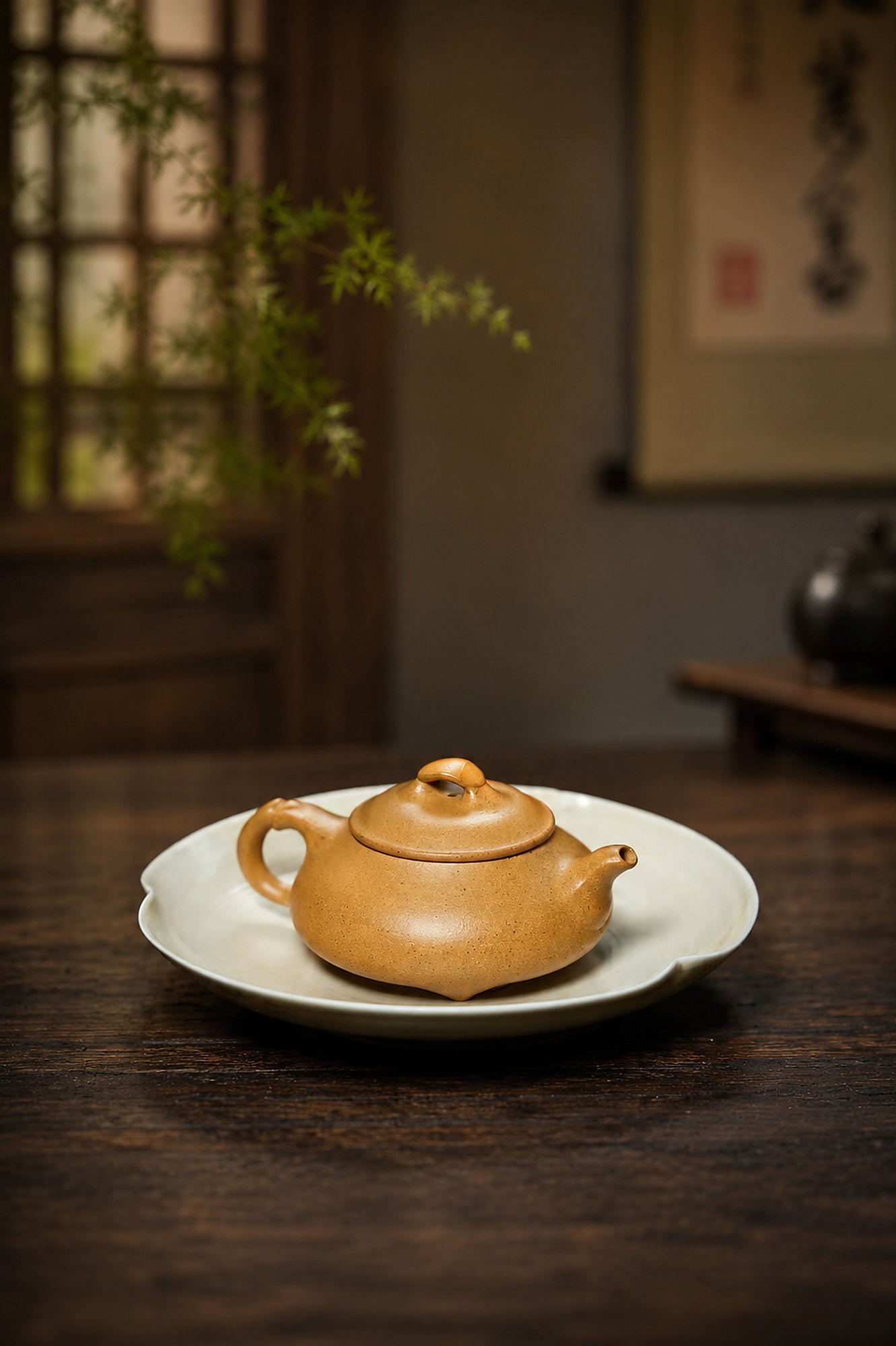 Product view 1 of 100ml Shipiao zisha teapot in Golden Duanni Clay, No. 258