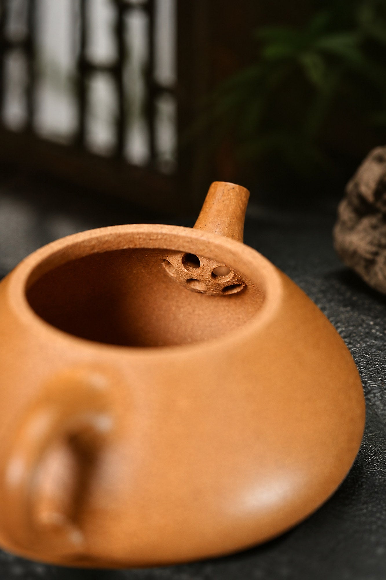 Product view 4 of 90ml Shipiao zisha teapot in Golden Duanni Clay, No. 358