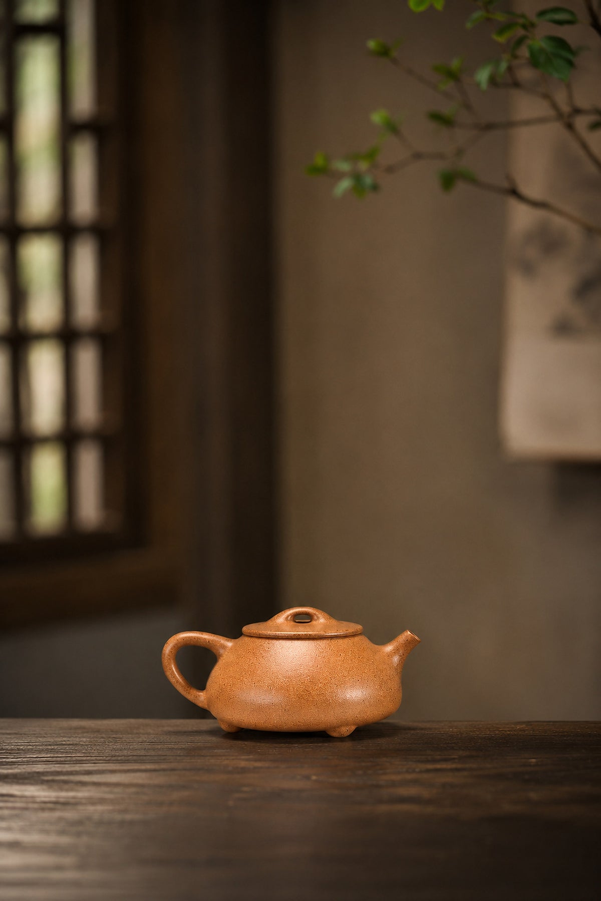 Product view 9 of 90ml Shipiao zisha teapot in Golden Duanni Clay, No. 358
