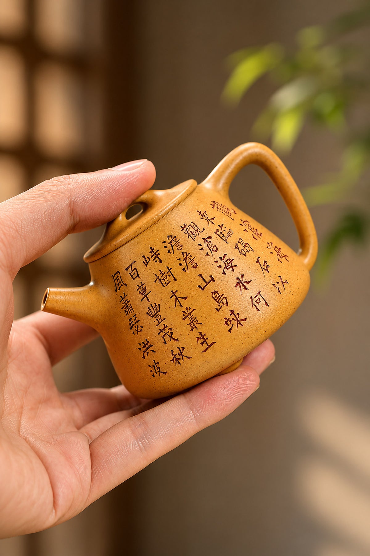 Product view 9 of 120ml Shipiao zisha teapot in Golden Duanni Clay, No. 372