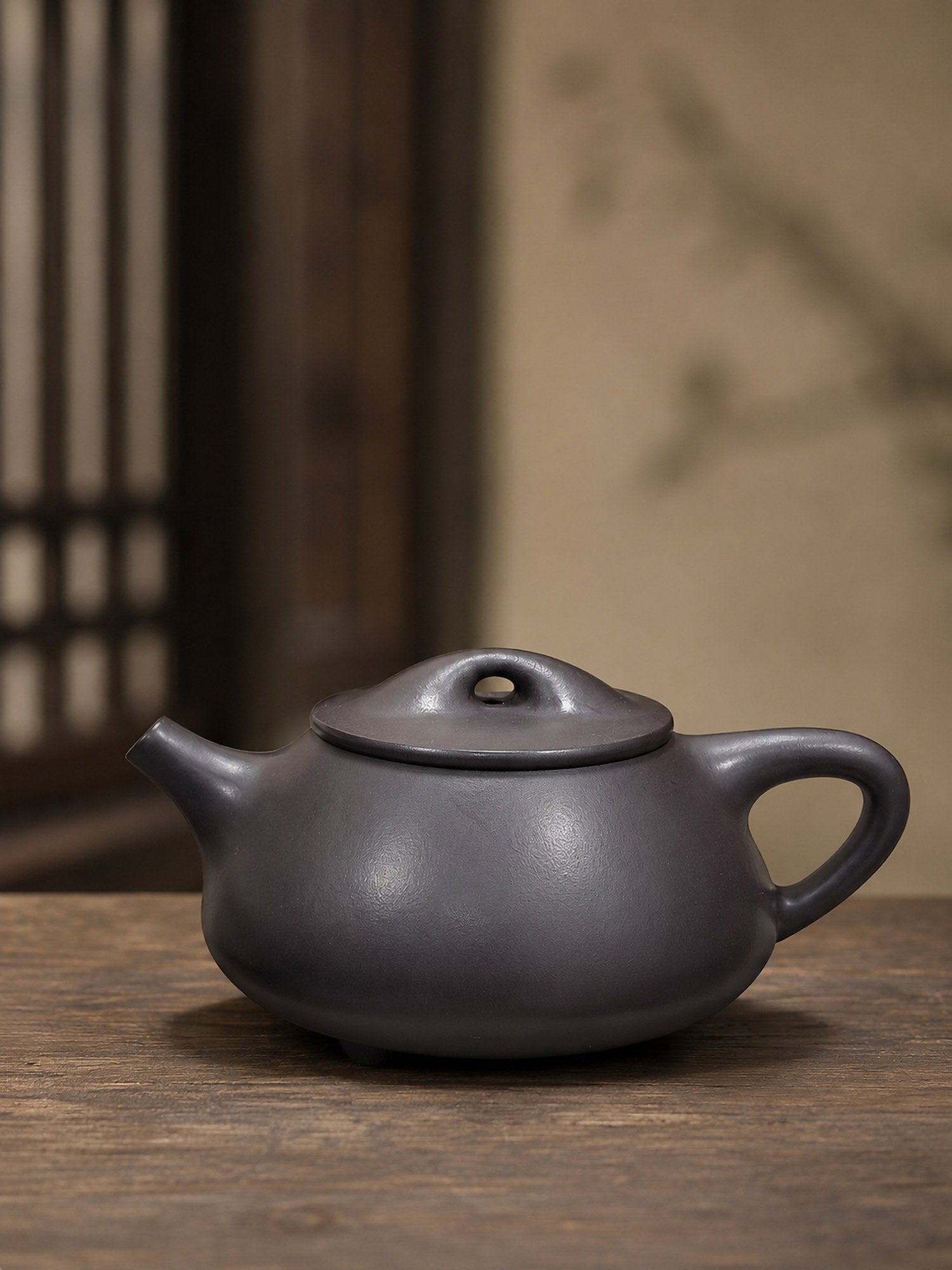 Product view 1 of 200ml Shipiao zisha teapot in Hei Duntou Clay, No. 135