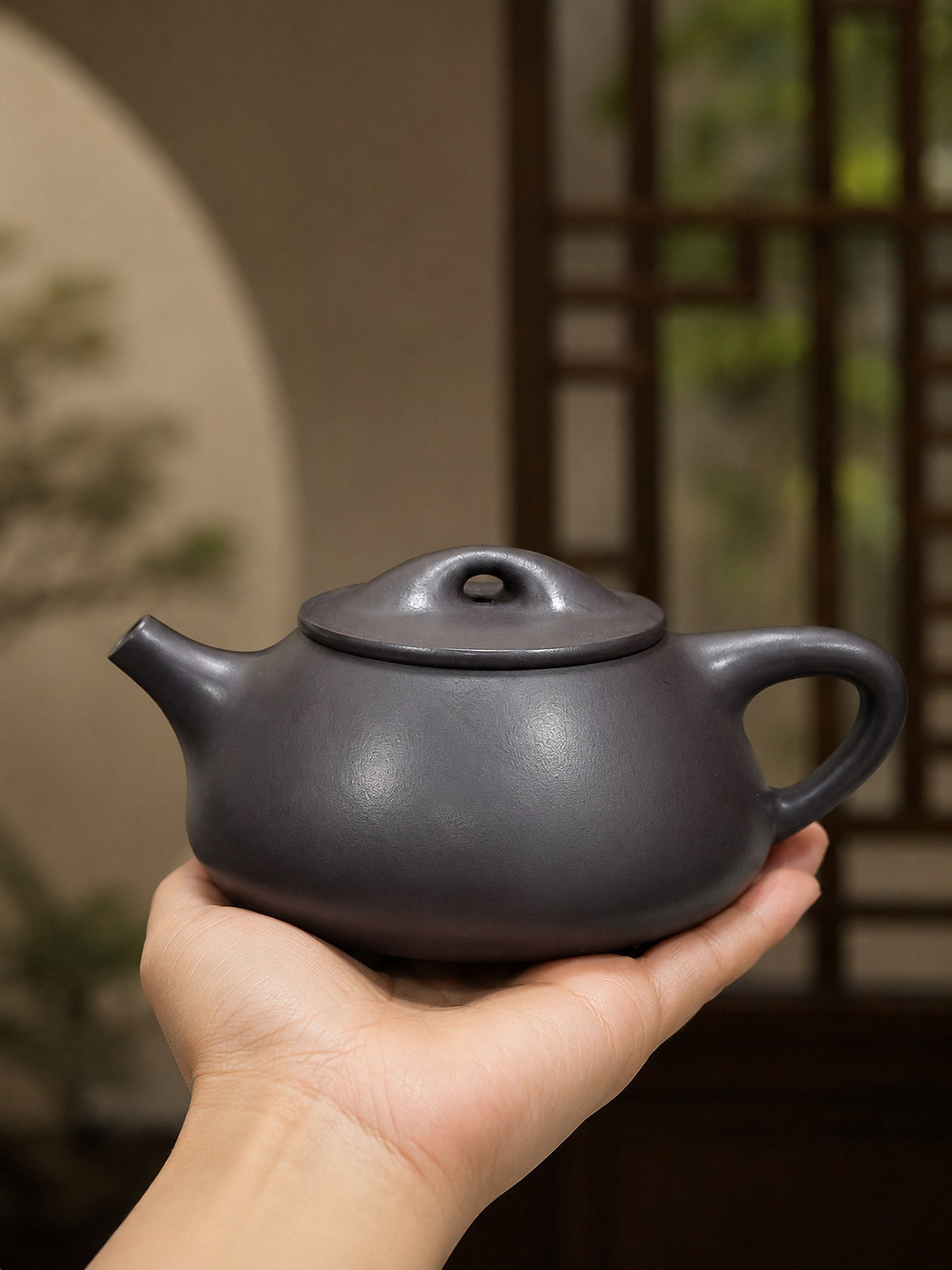 Product view 2 of 200ml Shipiao zisha teapot in Hei Duntou Clay, No. 135