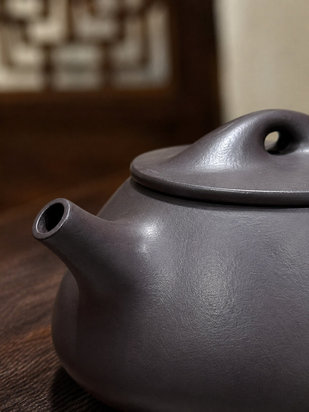 Product view 3 of 200ml Shipiao zisha teapot in Hei Duntou Clay, No. 135