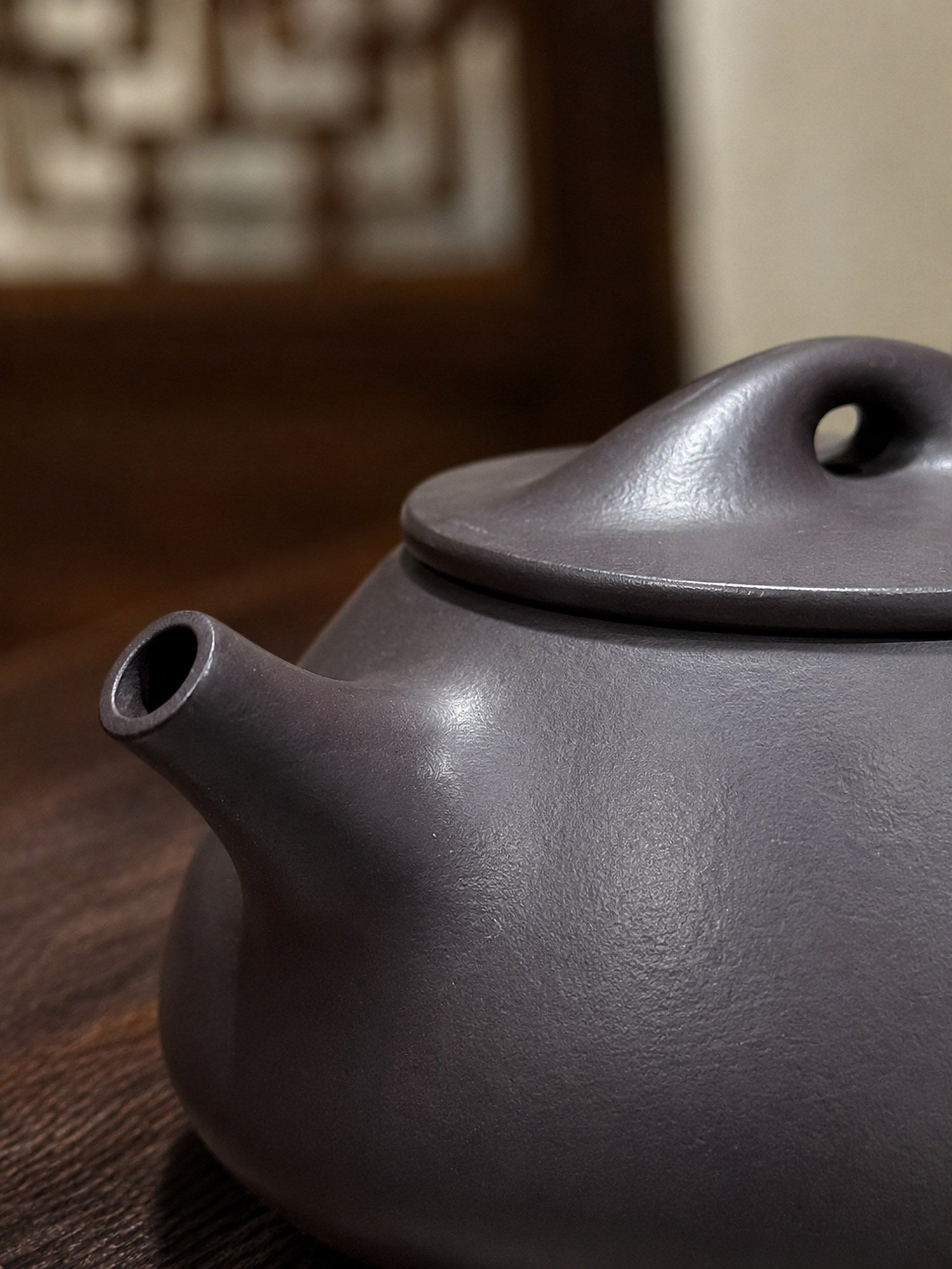 Product view 3 of 200ml Shipiao zisha teapot in Hei Duntou Clay, No. 135