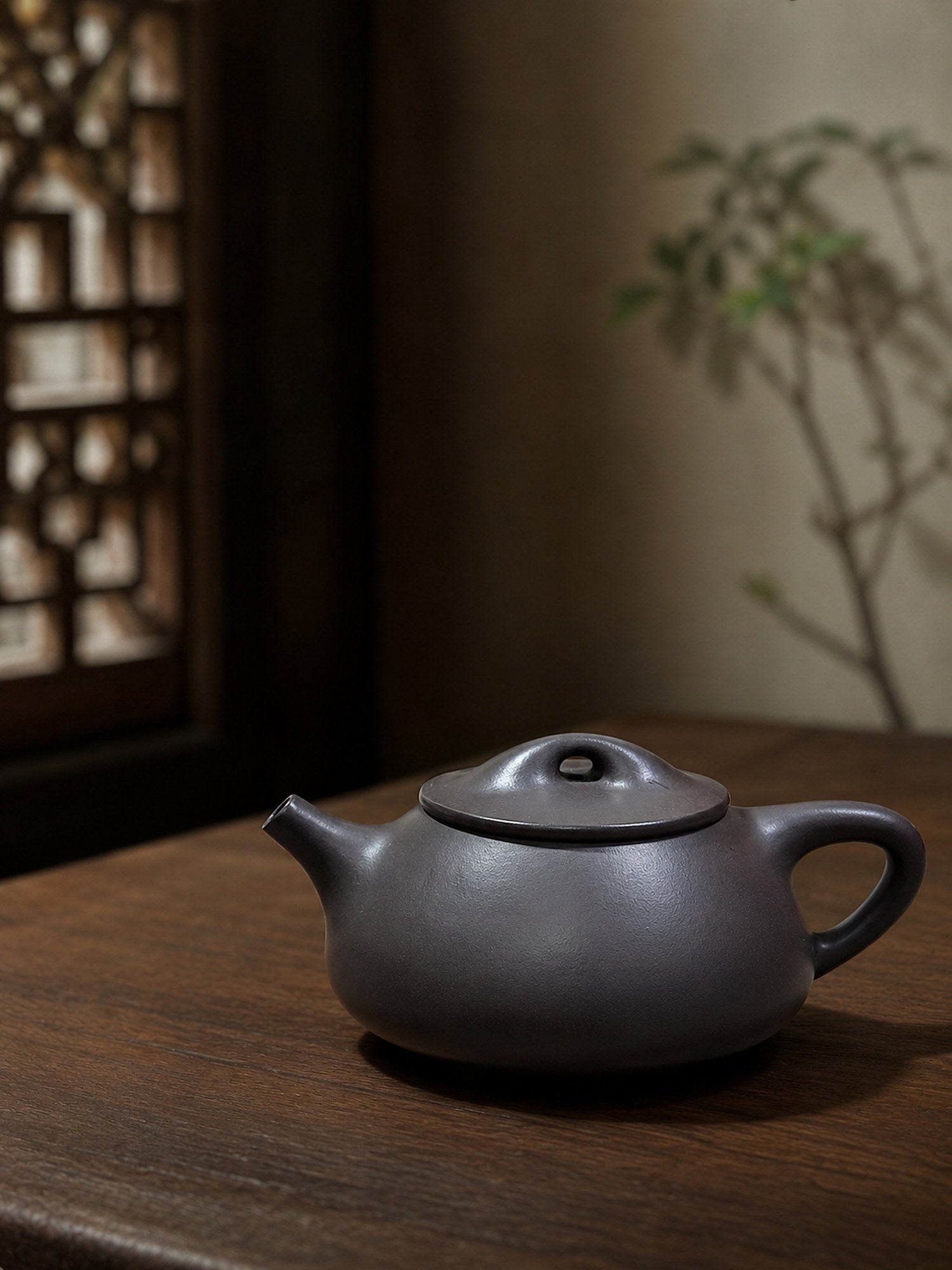Product view 4 of 200ml Shipiao zisha teapot in Hei Duntou Clay, No. 135