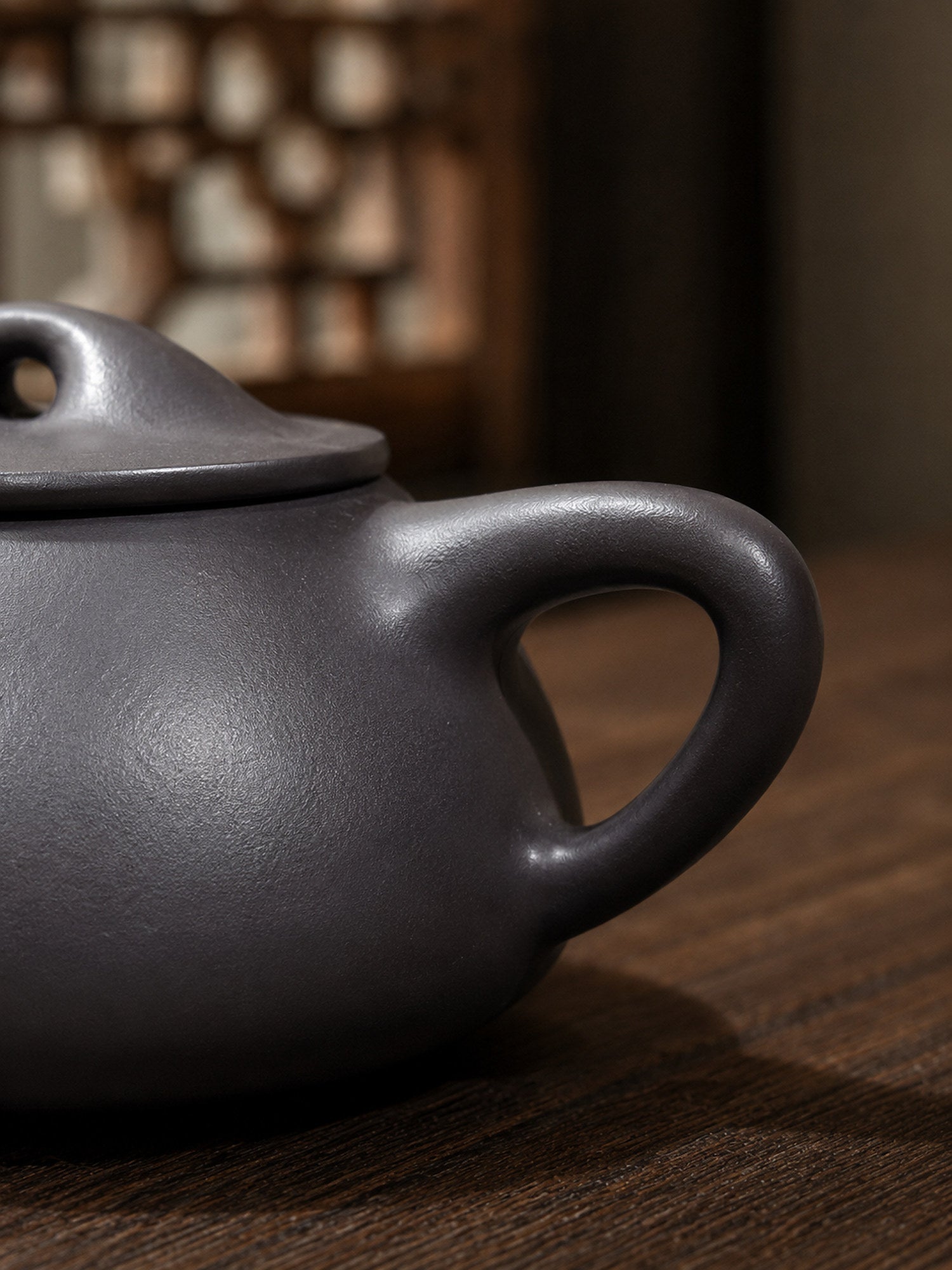 Product view 5 of 200ml Shipiao zisha teapot in Hei Duntou Clay, No. 135
