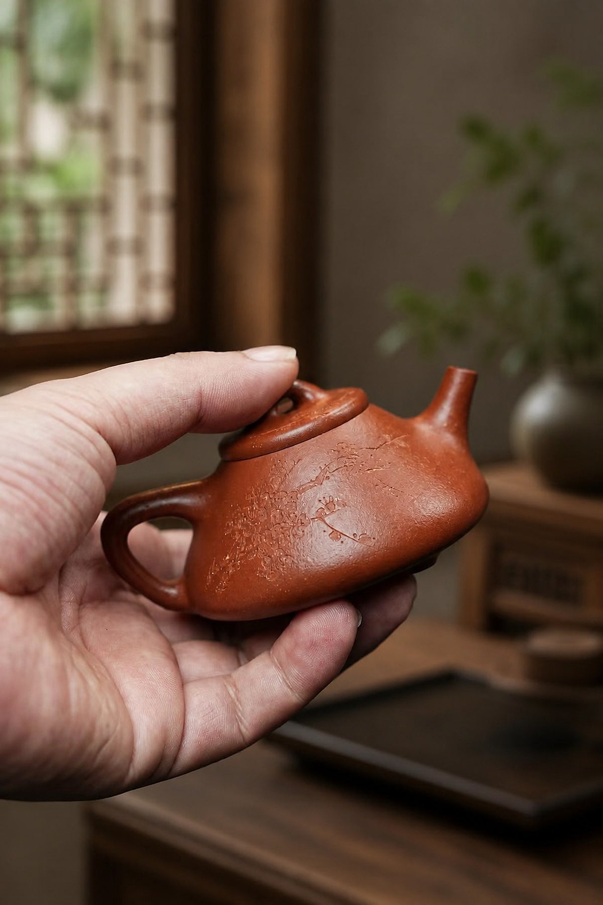 Product view 6 of 90ml Shipiao zisha teapot in Red Jiangponi Clay, No. 237