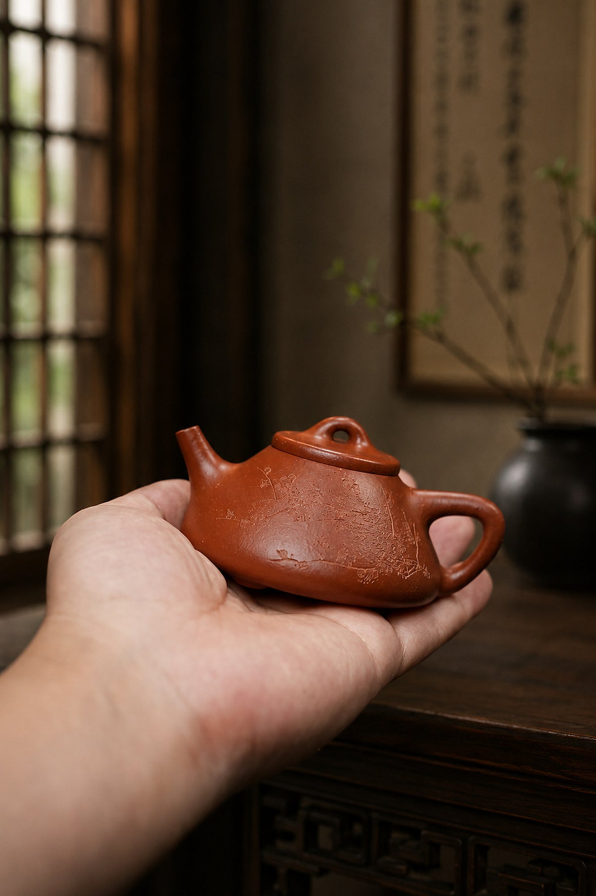 Product view 9 of 90ml Shipiao zisha teapot in Red Jiangponi Clay, No. 237