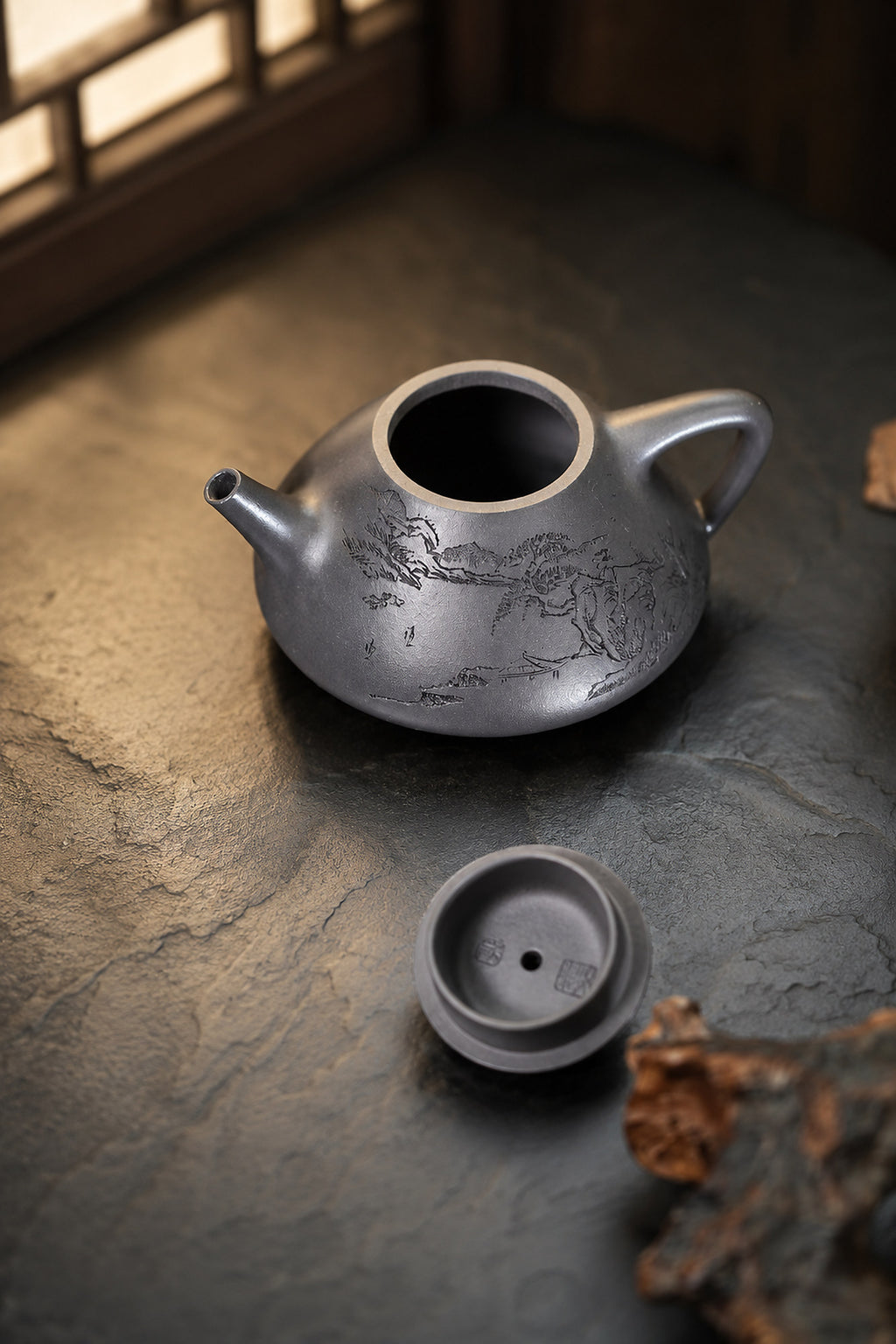 Product view 5 of 150ml Shipiao zisha teapot in Tianqingni Clay, No. 434