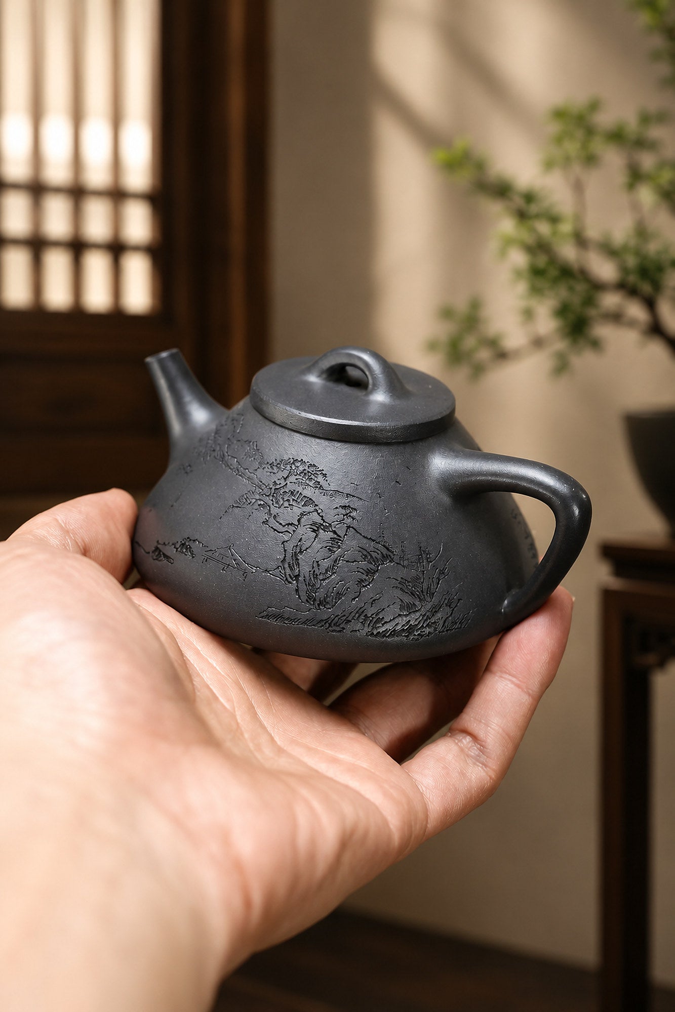 Product view 7 of 150ml Shipiao zisha teapot in Tianqingni Clay, No. 434