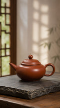 Product view 1 of 100ml Shuiping zisha teapot in Dahongpao Clay, No. 215