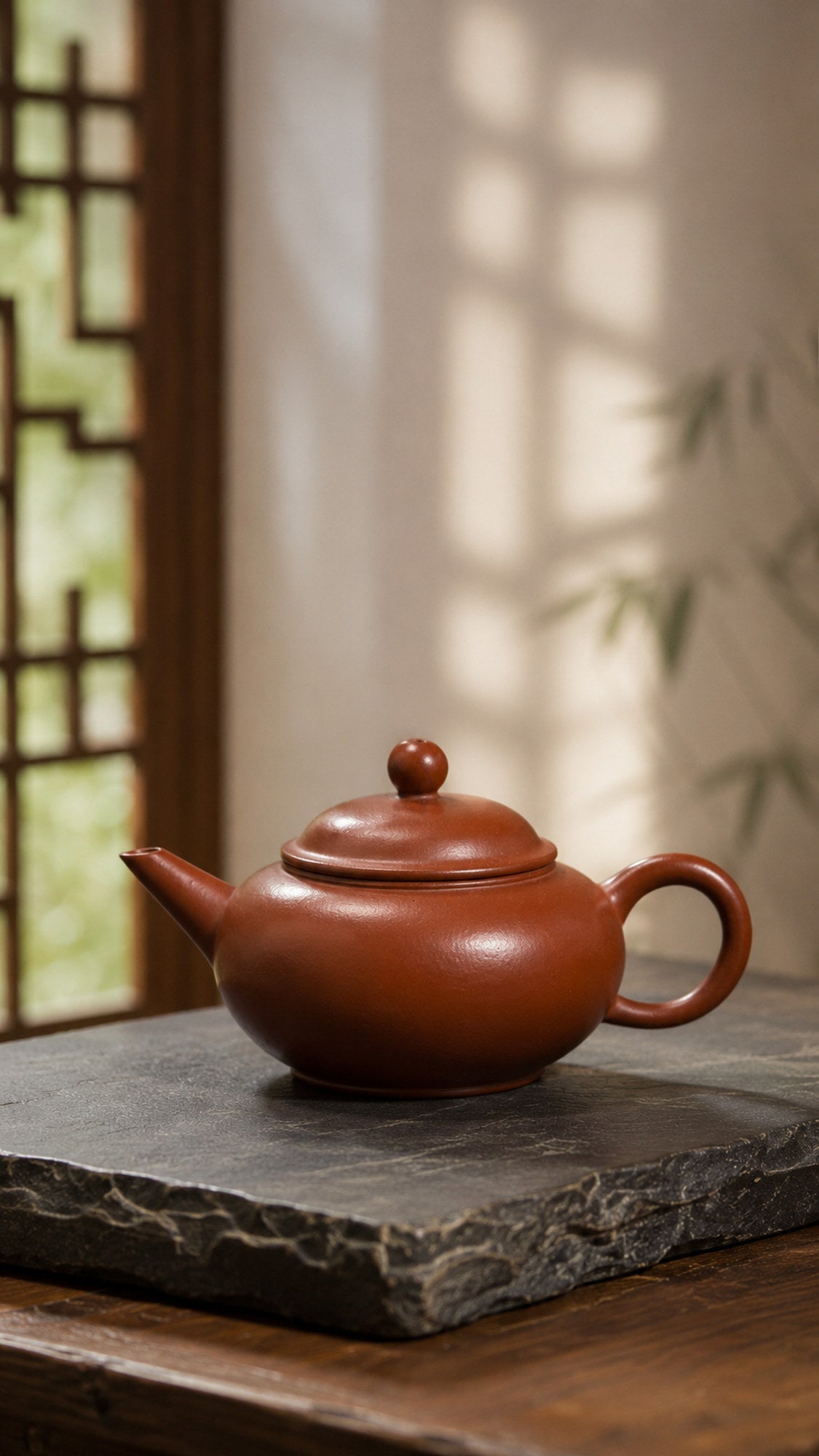 Product view 1 of 100ml Shuiping zisha teapot in Dahongpao Clay, No. 215