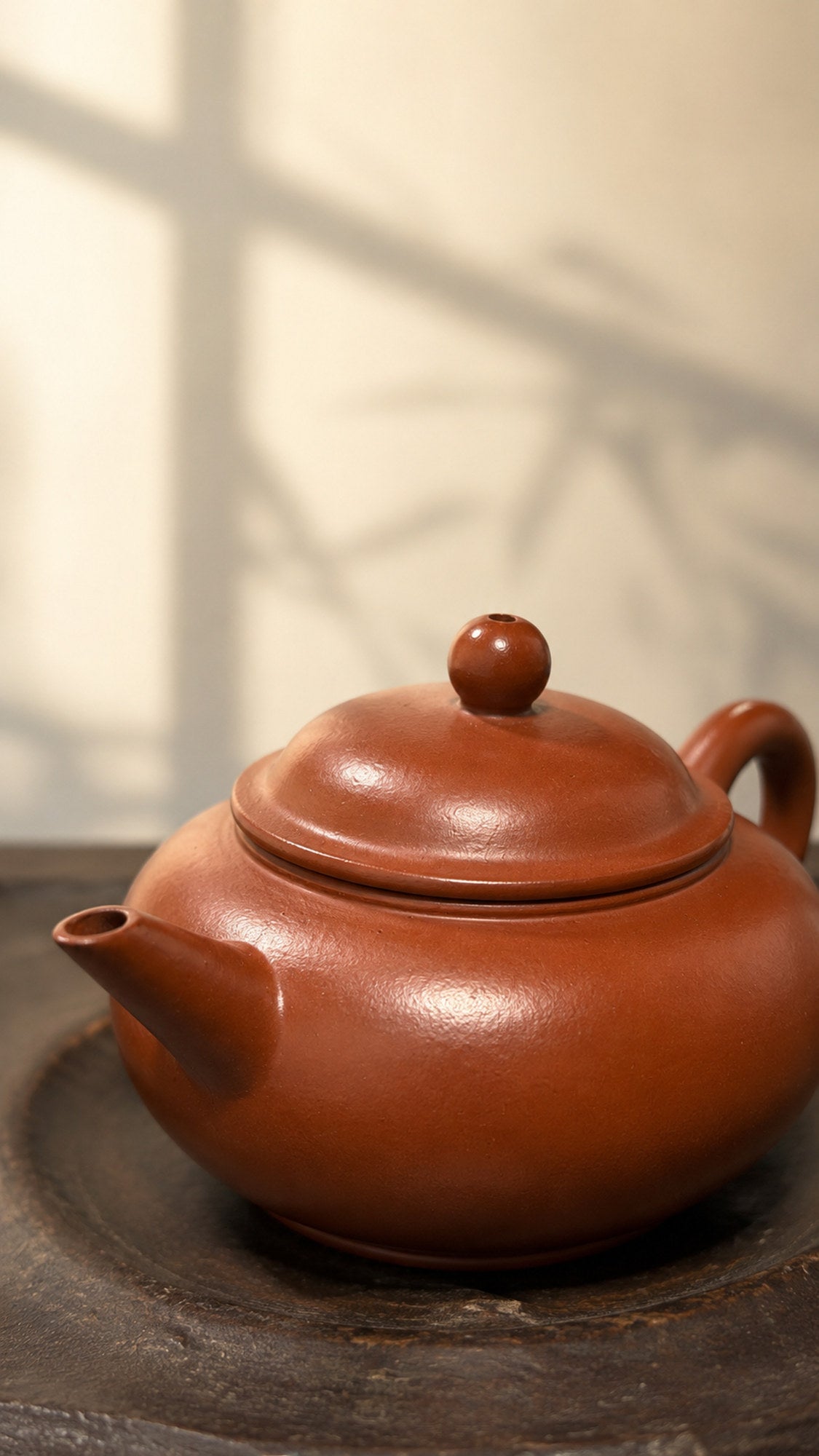 Product view 3 of 100ml Shuiping zisha teapot in Dahongpao Clay, No. 215