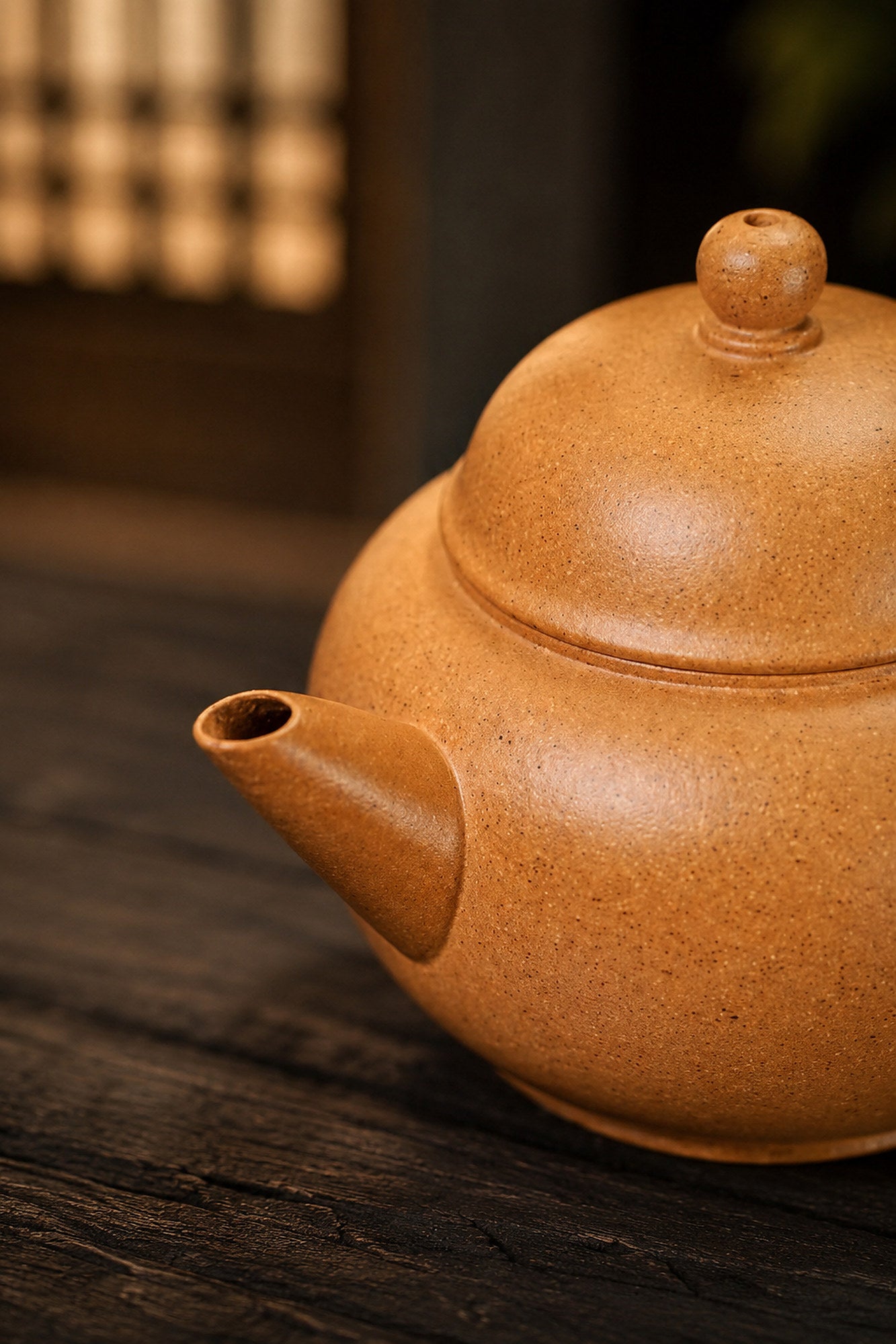 Product view 5 of 90ml Shuiping zisha teapot in Golden Duanni Clay, No. 366
