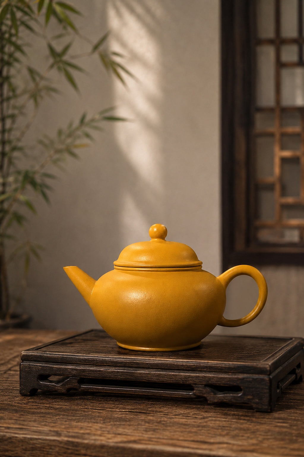 Product view 1 of 150ml Shuiping zisha teapot in Golden Zhuni Clay, No. 030