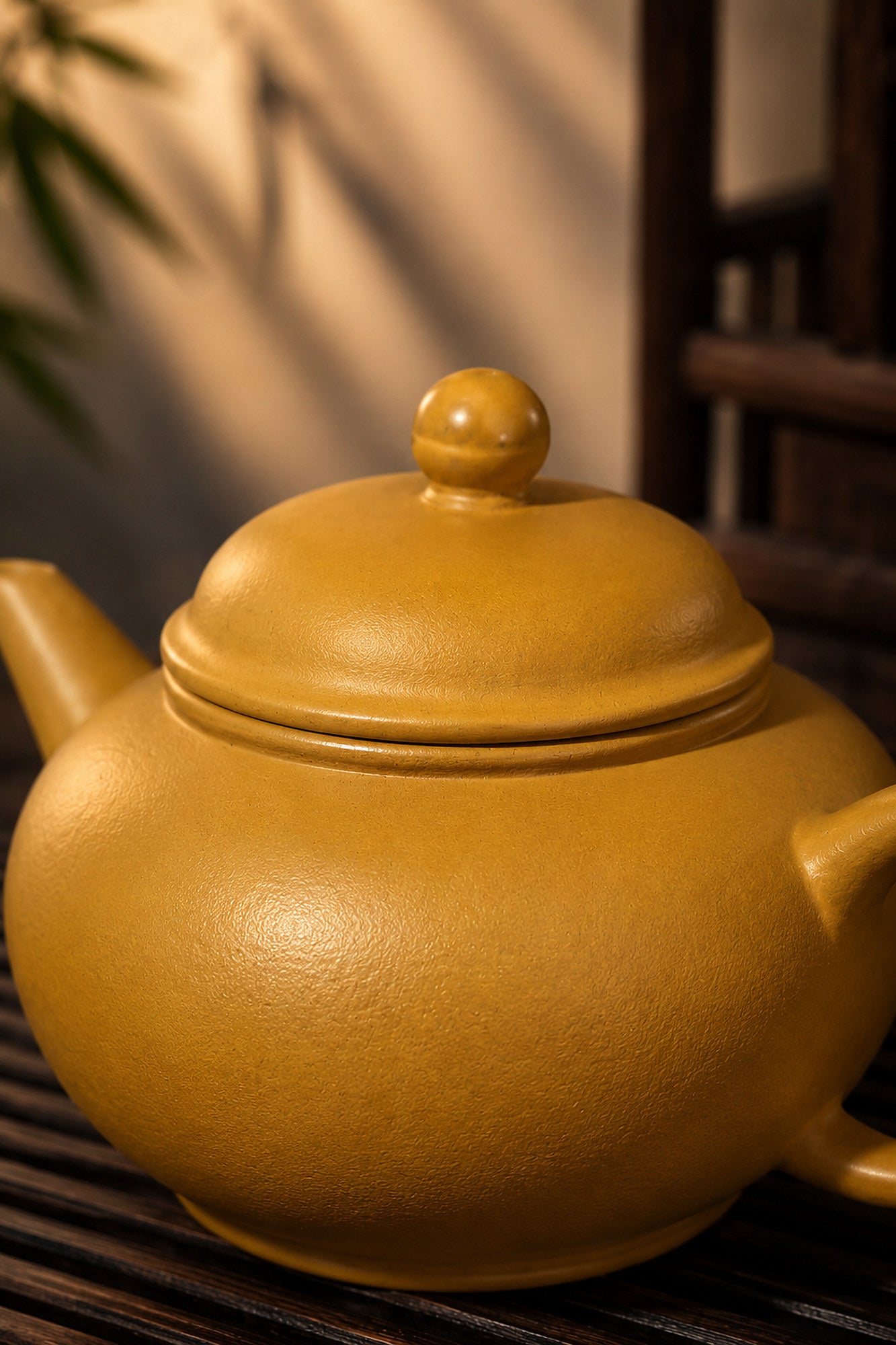 Product view 3 of 150ml Shuiping zisha teapot in Golden Zhuni Clay, No. 030