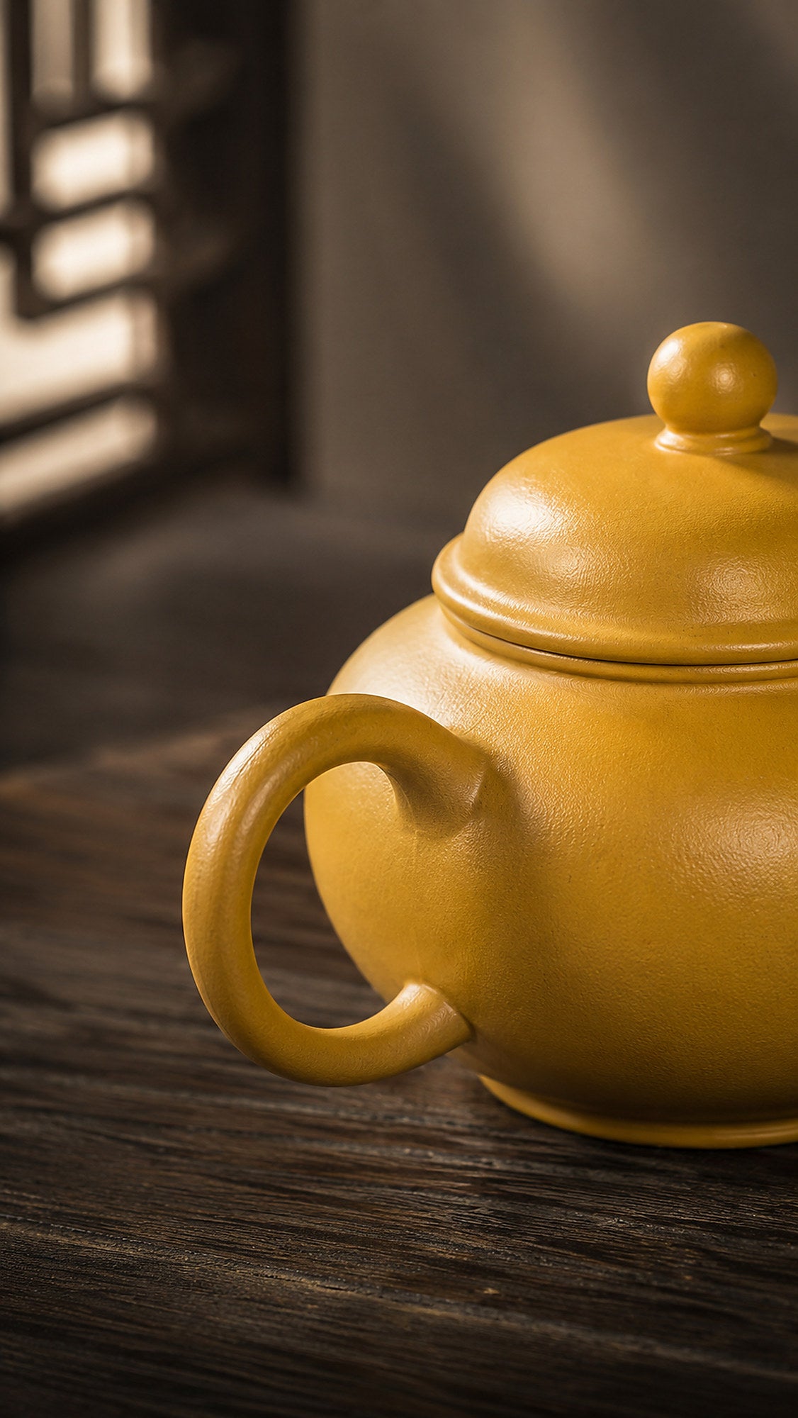 Product view 5 of 150ml Shuiping zisha teapot in Golden Zhuni Clay, No. 030
