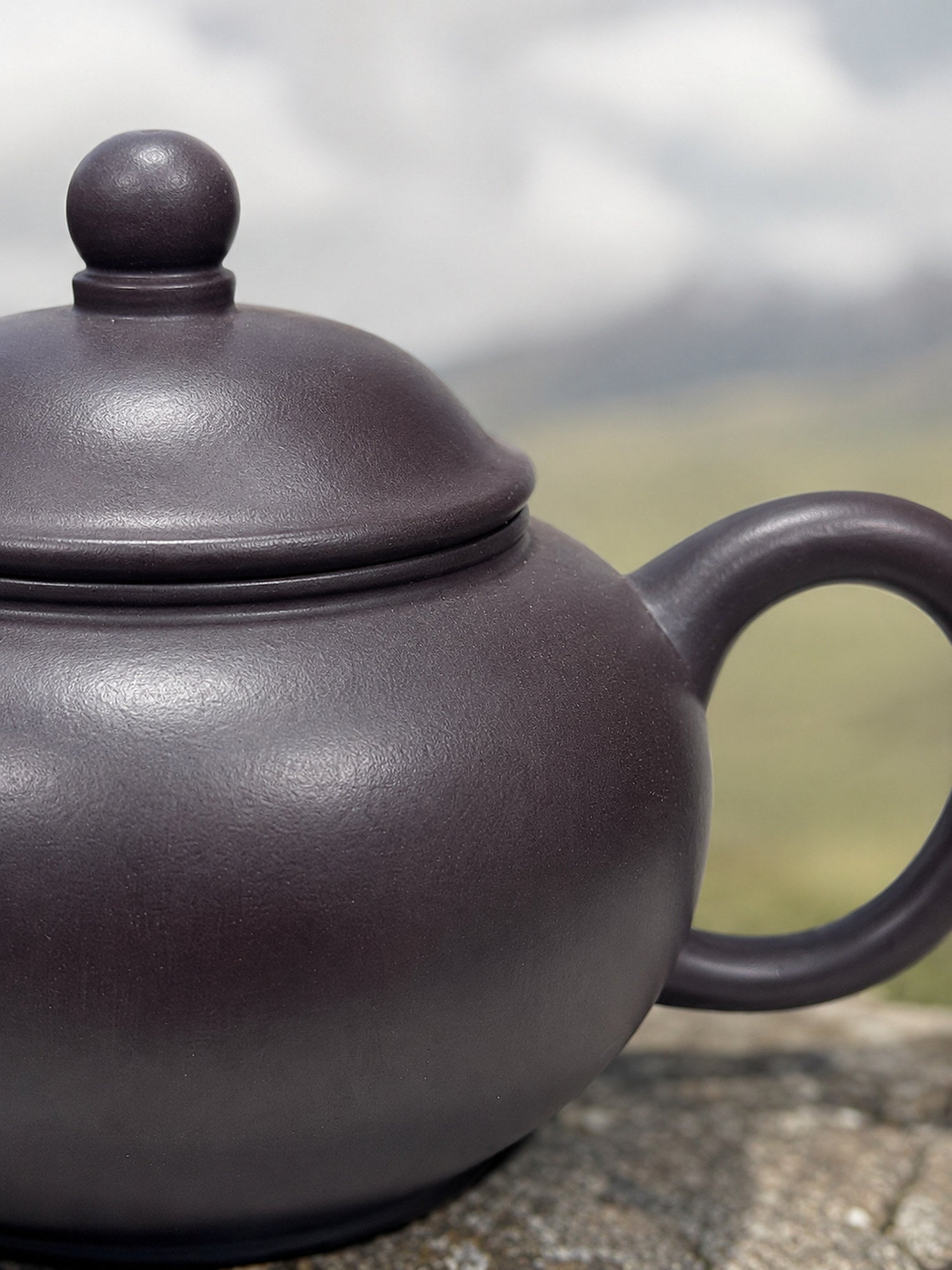 Product view 3 of 200ml Shuiping zisha teapot in Hei Duntou Clay, No. 134