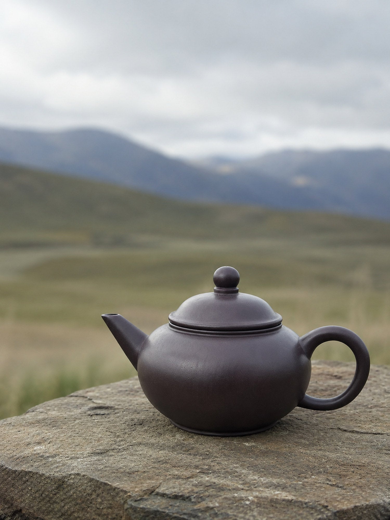 Product view 4 of 200ml Shuiping zisha teapot in Hei Duntou Clay, No. 134