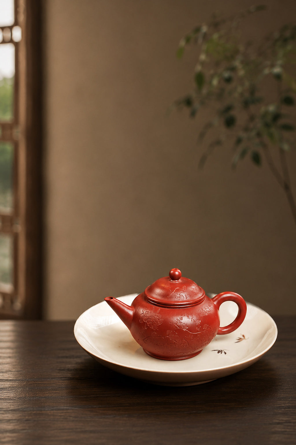 Product view 9 of 120ml Shuiping zisha teapot in Hongpilong Clay, No. 337