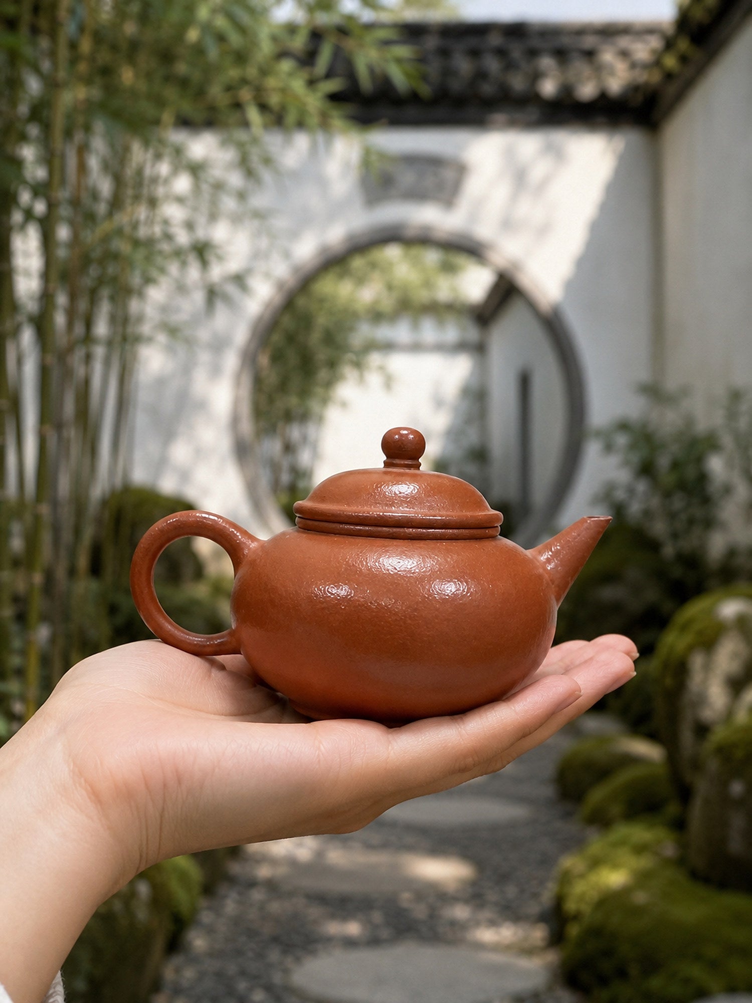 Product view 2 of 140ml Shuiping zisha teapot in Jiangponi Clay, No. 110