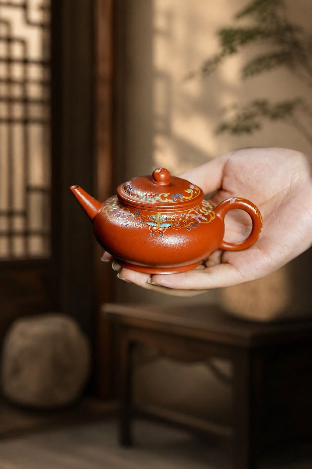 Product view 2 of 130ml Shuiping zisha teapot in Zhuni Clay, No. 238