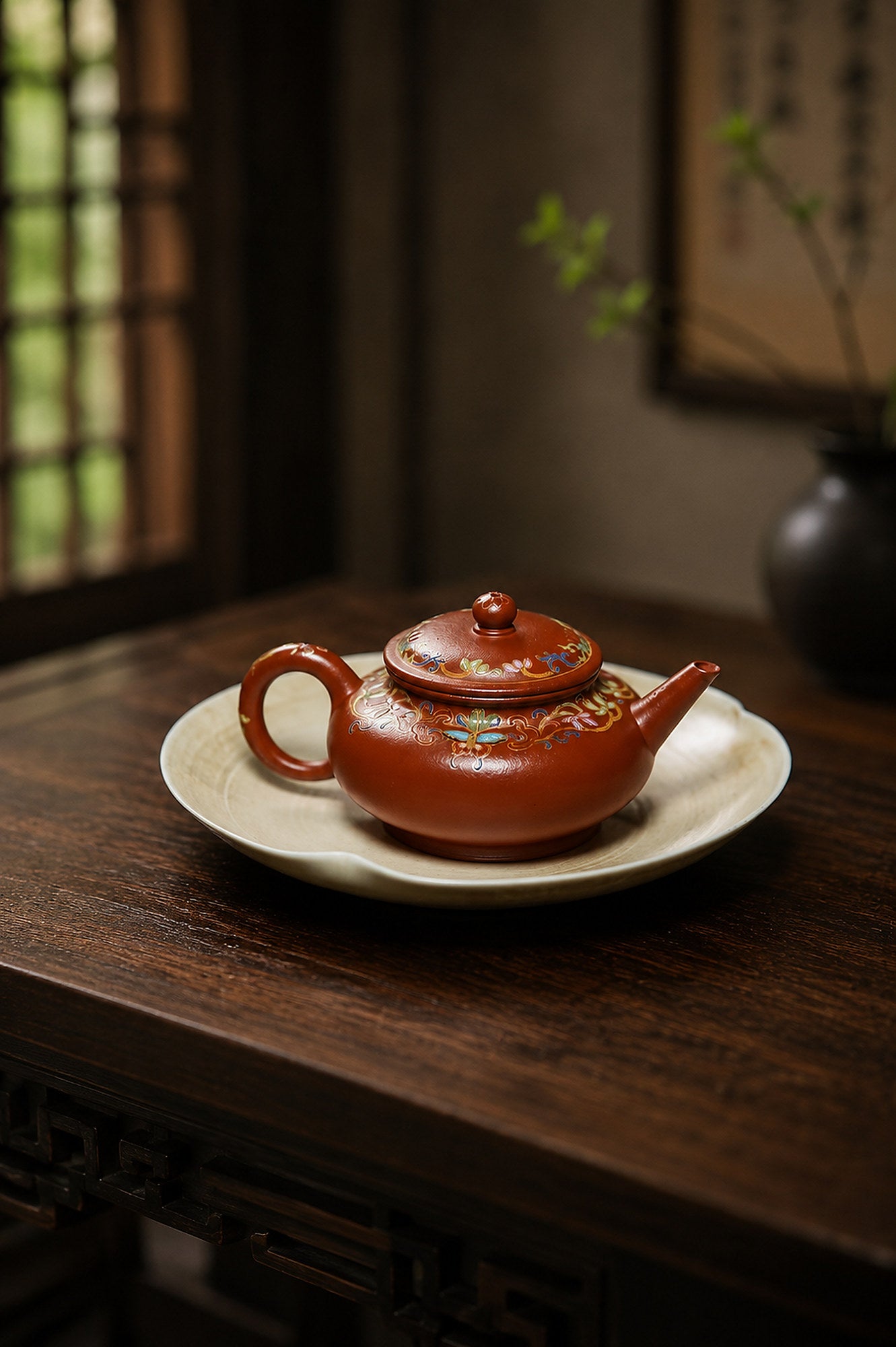 Product view 4 of 130ml Shuiping zisha teapot in Zhuni Clay, No. 238