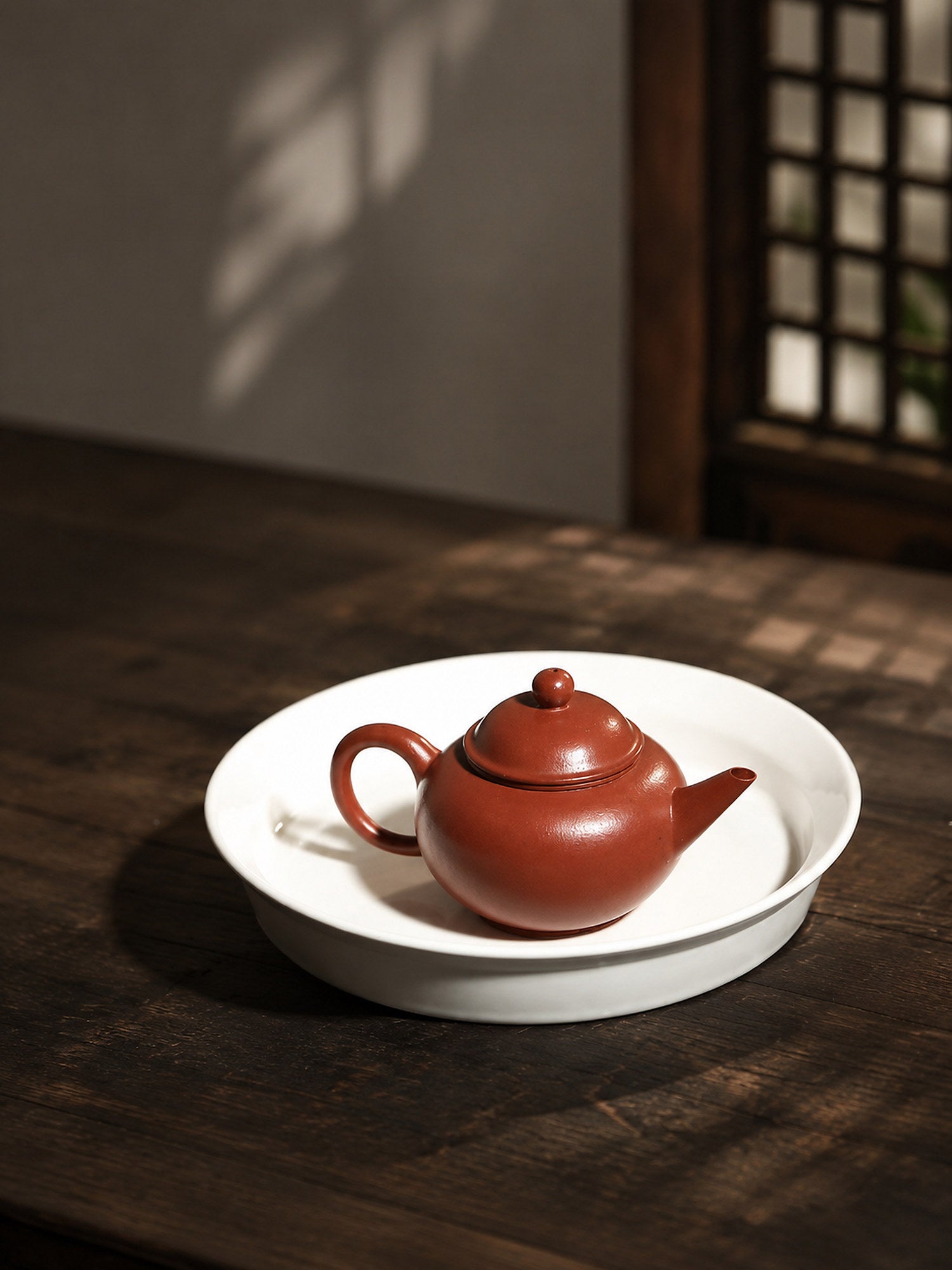 Product view 1 of 80ml Shuiping zisha teapot in Zhuni Clay, No. 328
