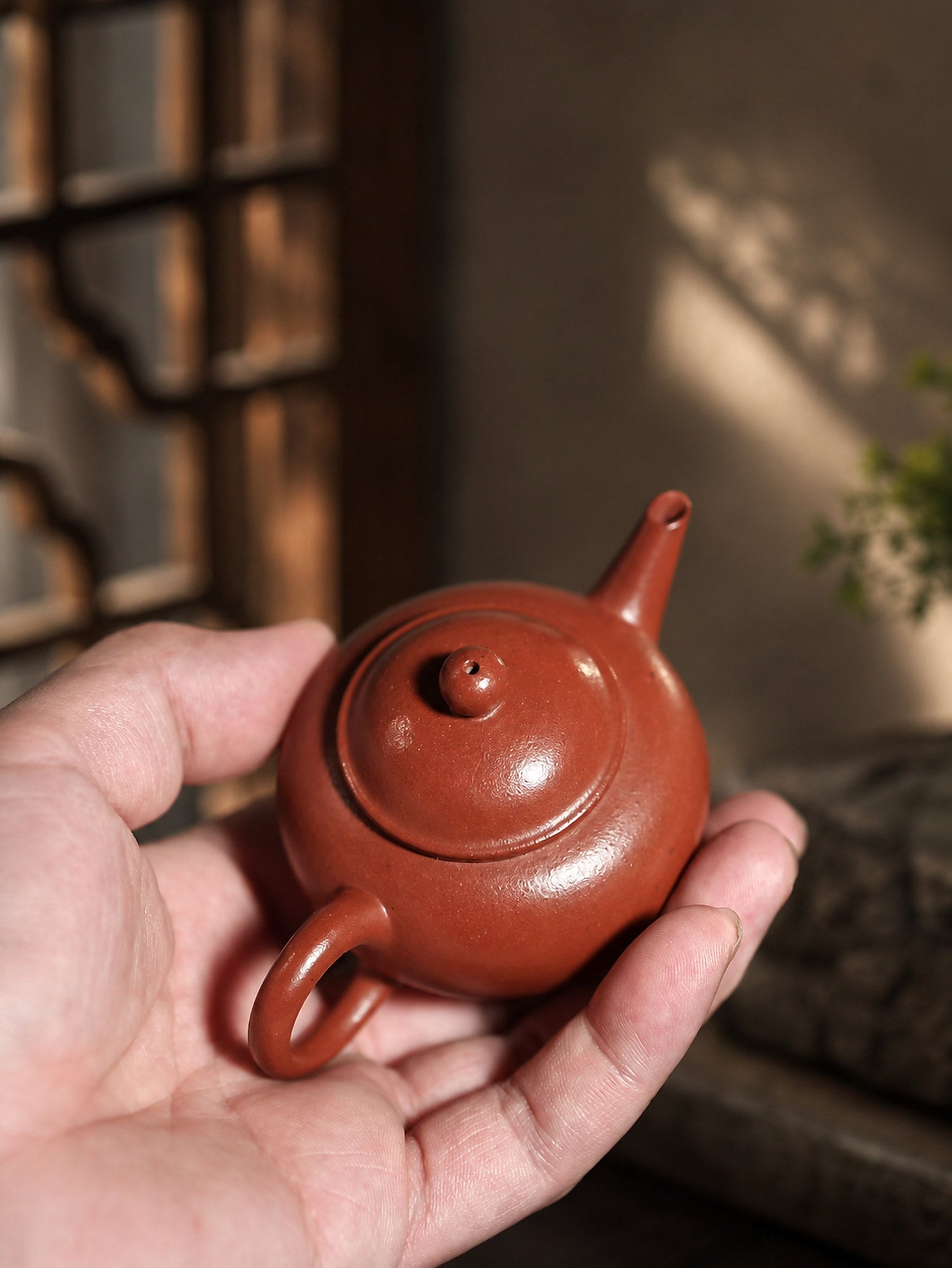 Product view 4 of 80ml Shuiping zisha teapot in Zhuni Clay, No. 328