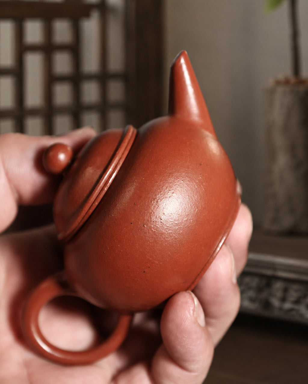 Product view 6 of 80ml Shuiping zisha teapot in Zhuni Clay, No. 328