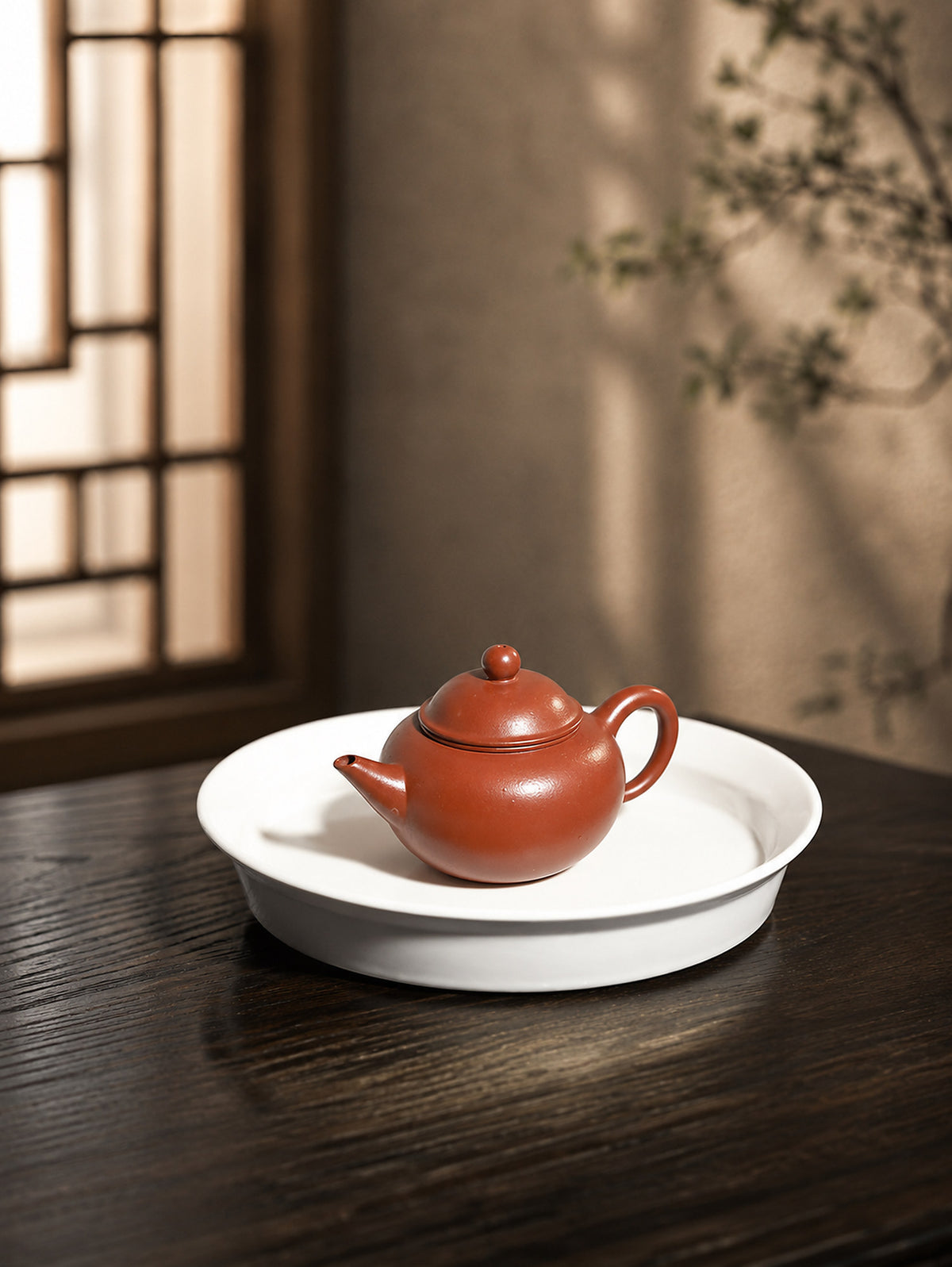 Product view 7 of 80ml Shuiping zisha teapot in Zhuni Clay, No. 328