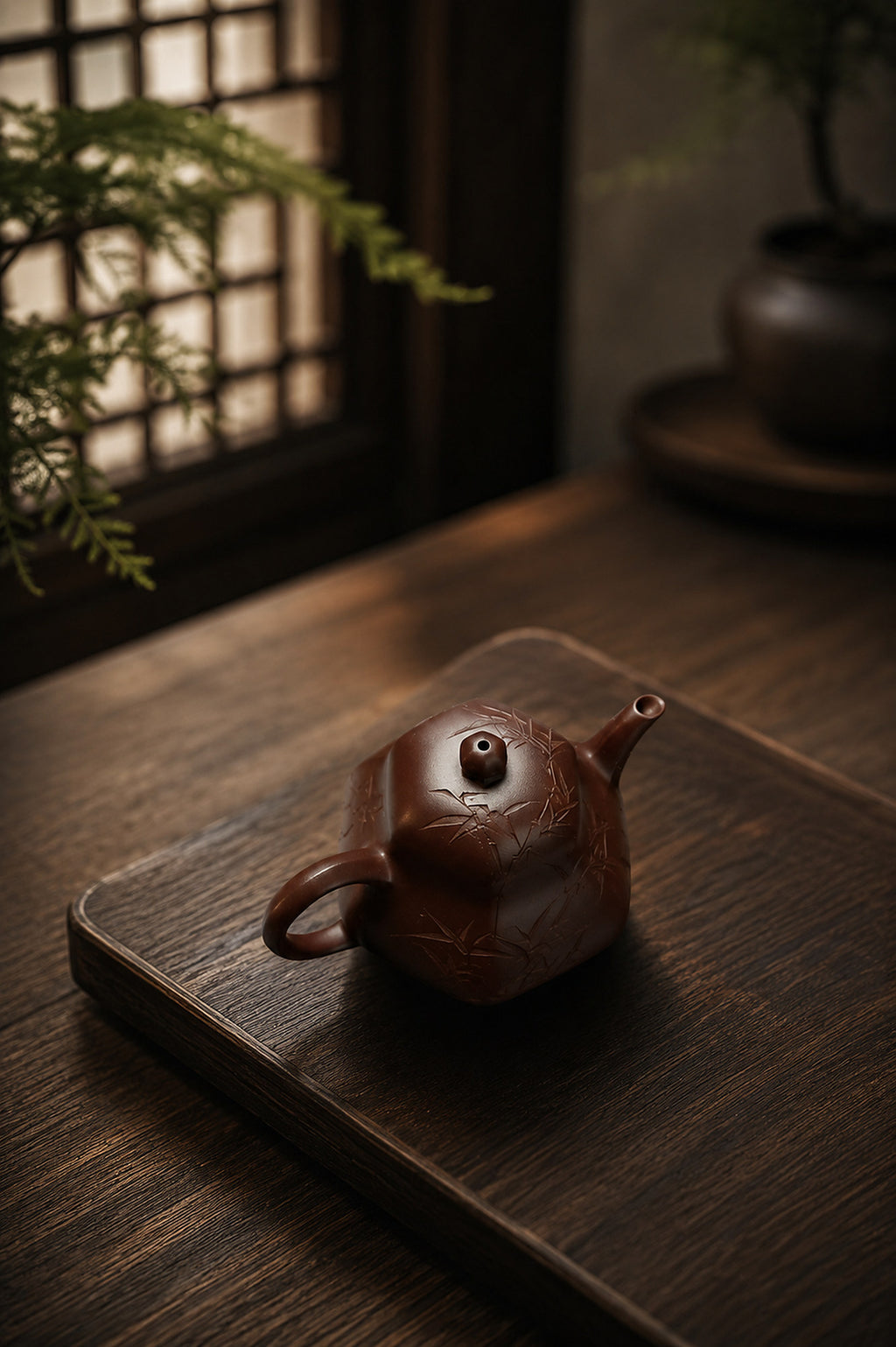 Product view 2 of 150ml Si Ting zisha teapot in Zipao Yusha Clay, No. 232