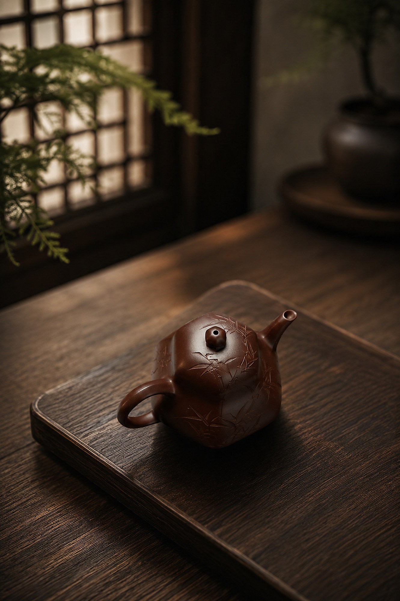 Product view 2 of 150ml Si Ting zisha teapot in Zipao Yusha Clay, No. 232
