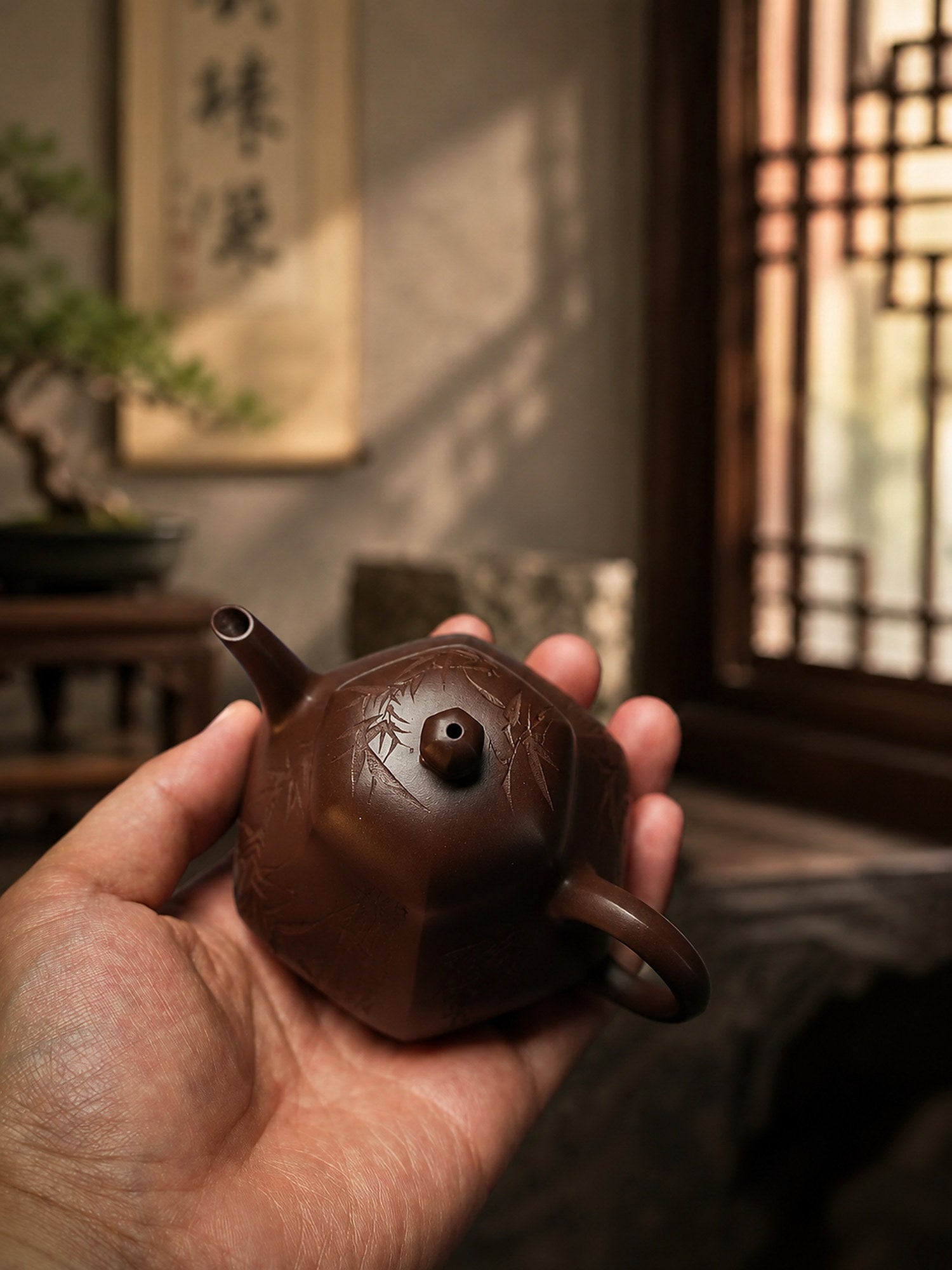 Product view 5 of 150ml Si Ting zisha teapot in Zipao Yusha Clay, No. 232