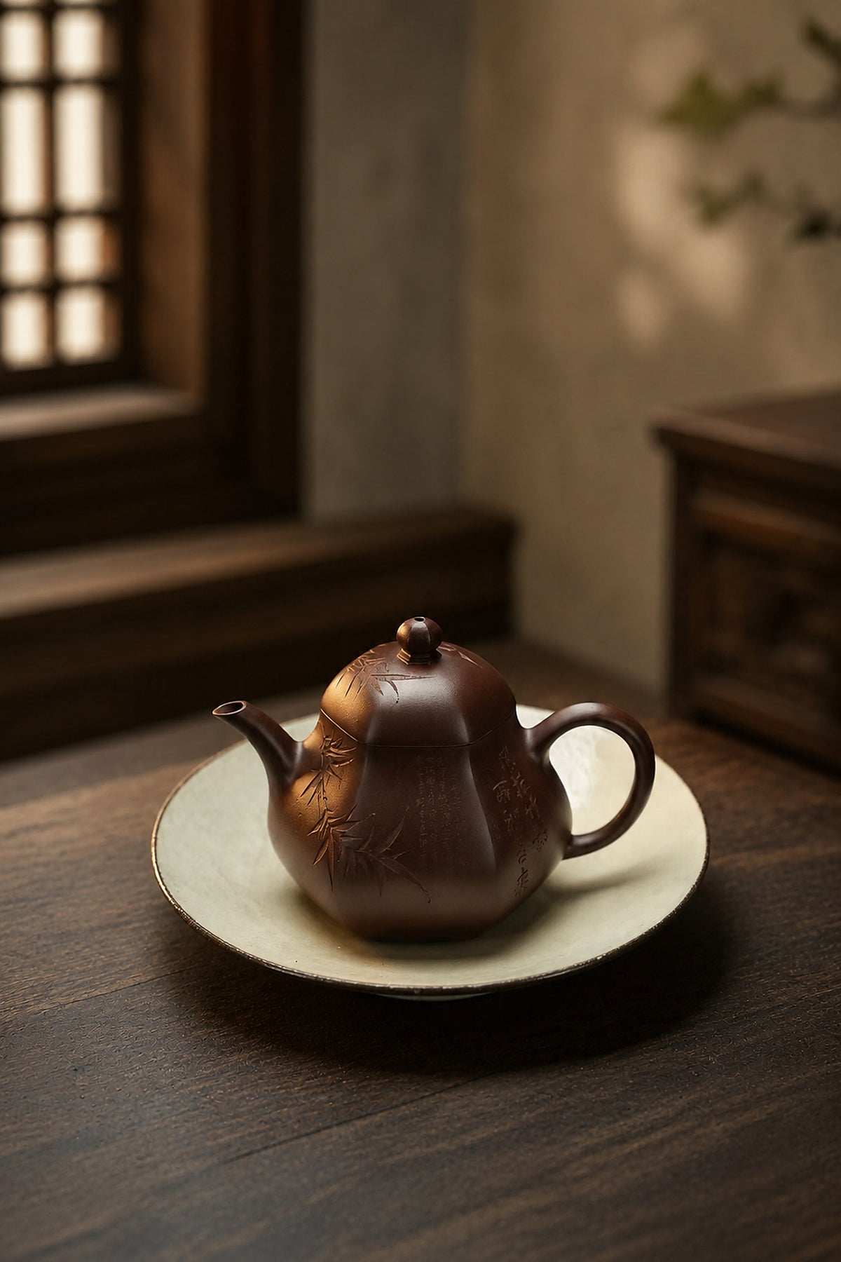 Product view 6 of 150ml Si Ting zisha teapot in Zipao Yusha Clay, No. 232