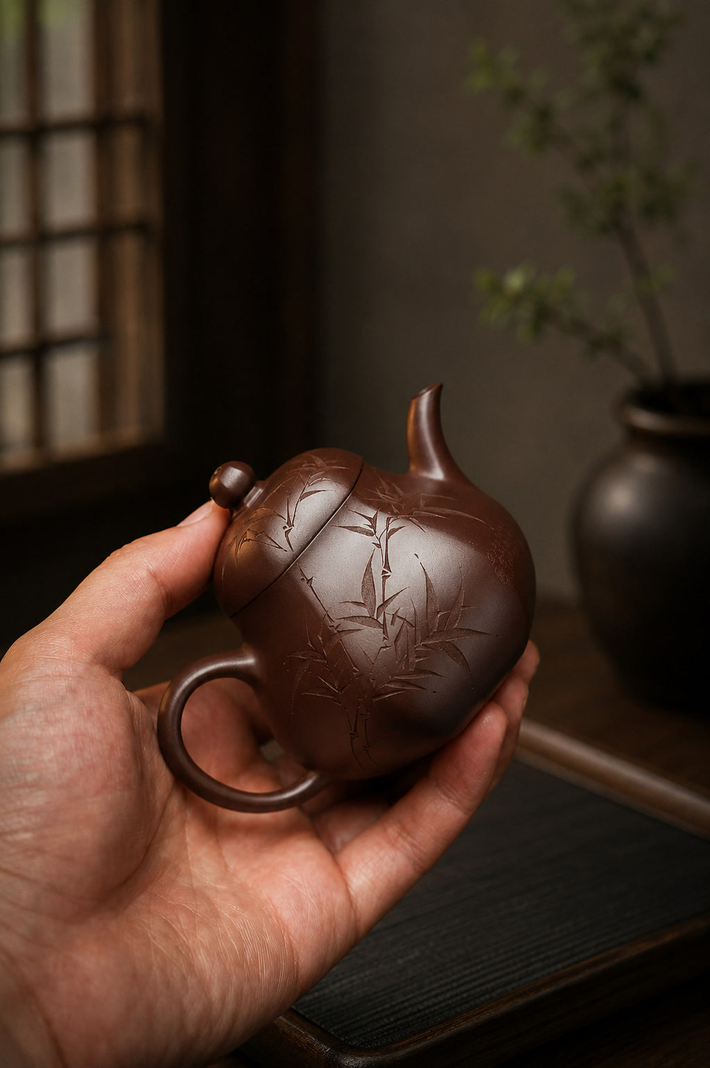 Product view 8 of 150ml Si Ting zisha teapot in Zipao Yusha Clay, No. 232