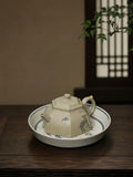 Product view 1 of 150ml Square Form zisha teapot in Benshan Luni Clay, No. 419