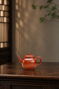 Product view 1 of 130ml Square Form zisha teapot in Zhuni Clay, No. 386